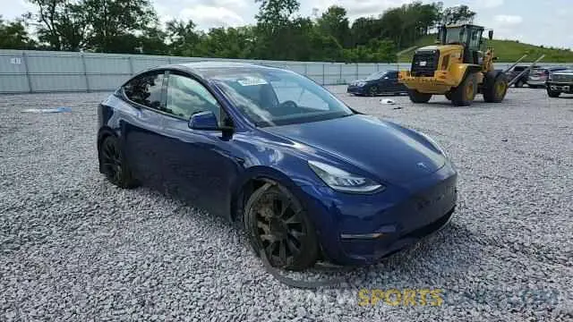 14 Фотография поврежденного автомобиля 5YJYGDEEXMF102035 TESLA MODEL Y 2021