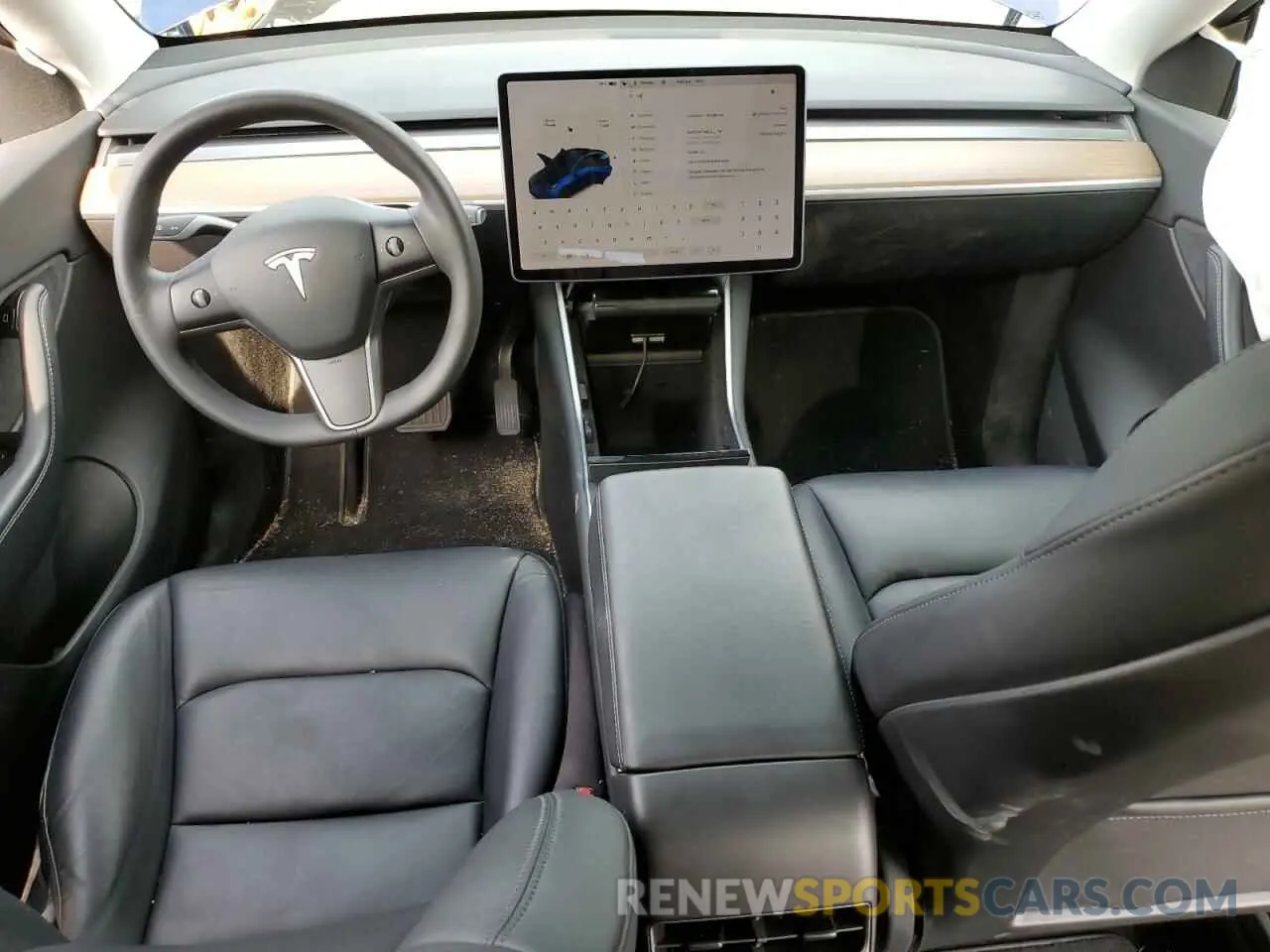 8 Фотография поврежденного автомобиля 5YJYGDEEXMF102035 TESLA MODEL Y 2021