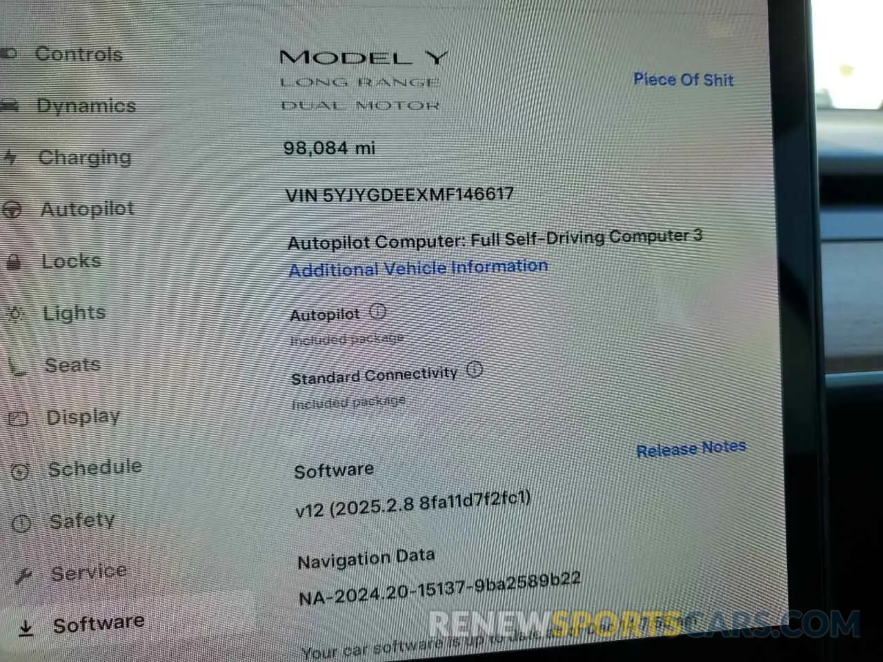 9 Photograph of a damaged car 5YJYGDEEXMF146617 TESLA MODEL Y 2021