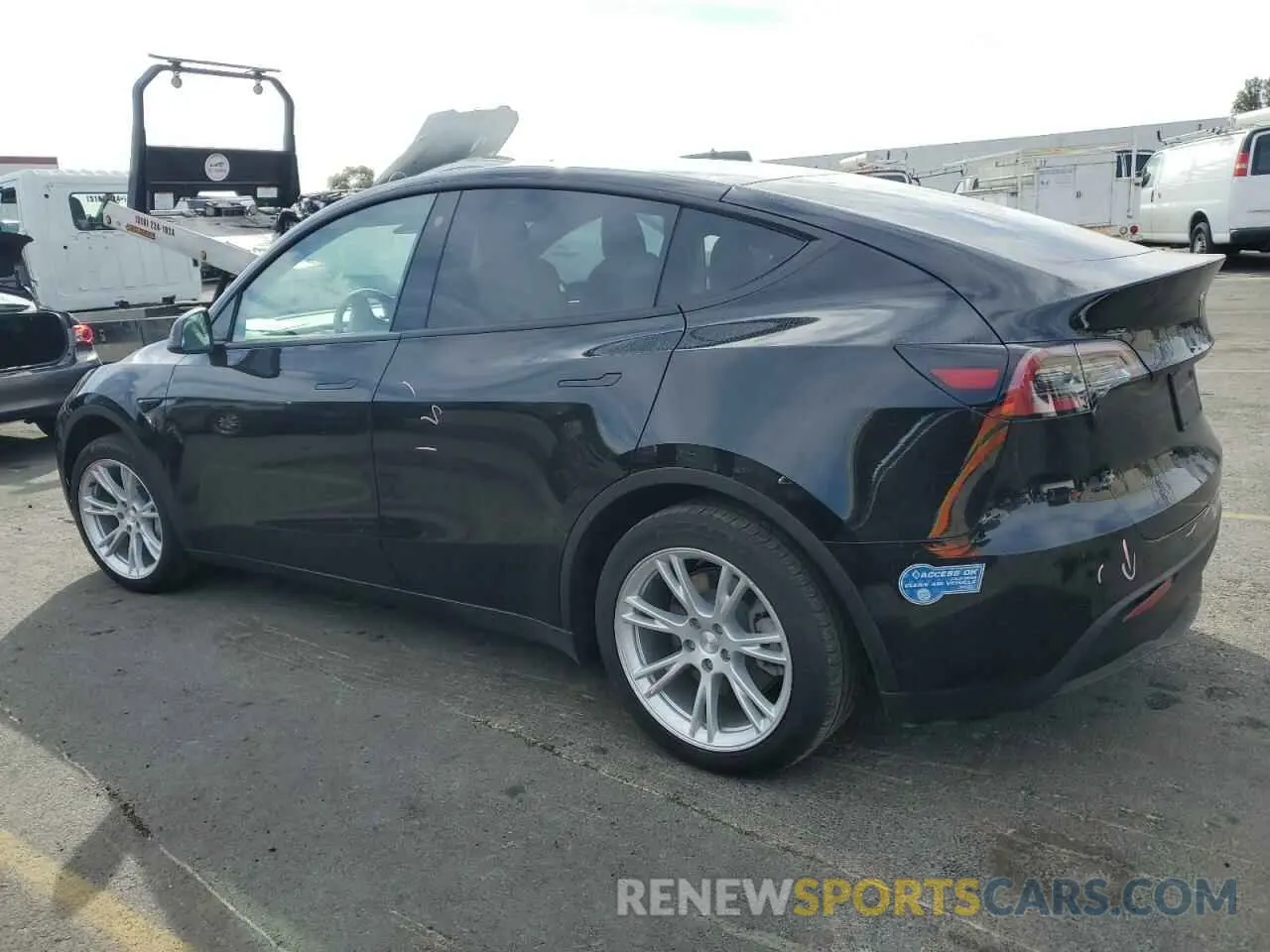 2 Фотография поврежденного автомобиля 5YJYGDEEXMF203656 TESLA MODEL Y 2021