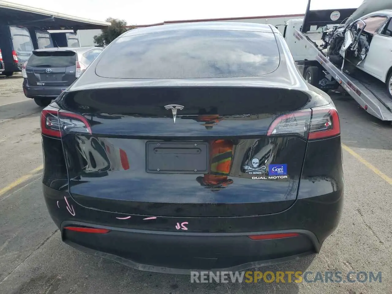 6 Фотография поврежденного автомобиля 5YJYGDEEXMF203656 TESLA MODEL Y 2021