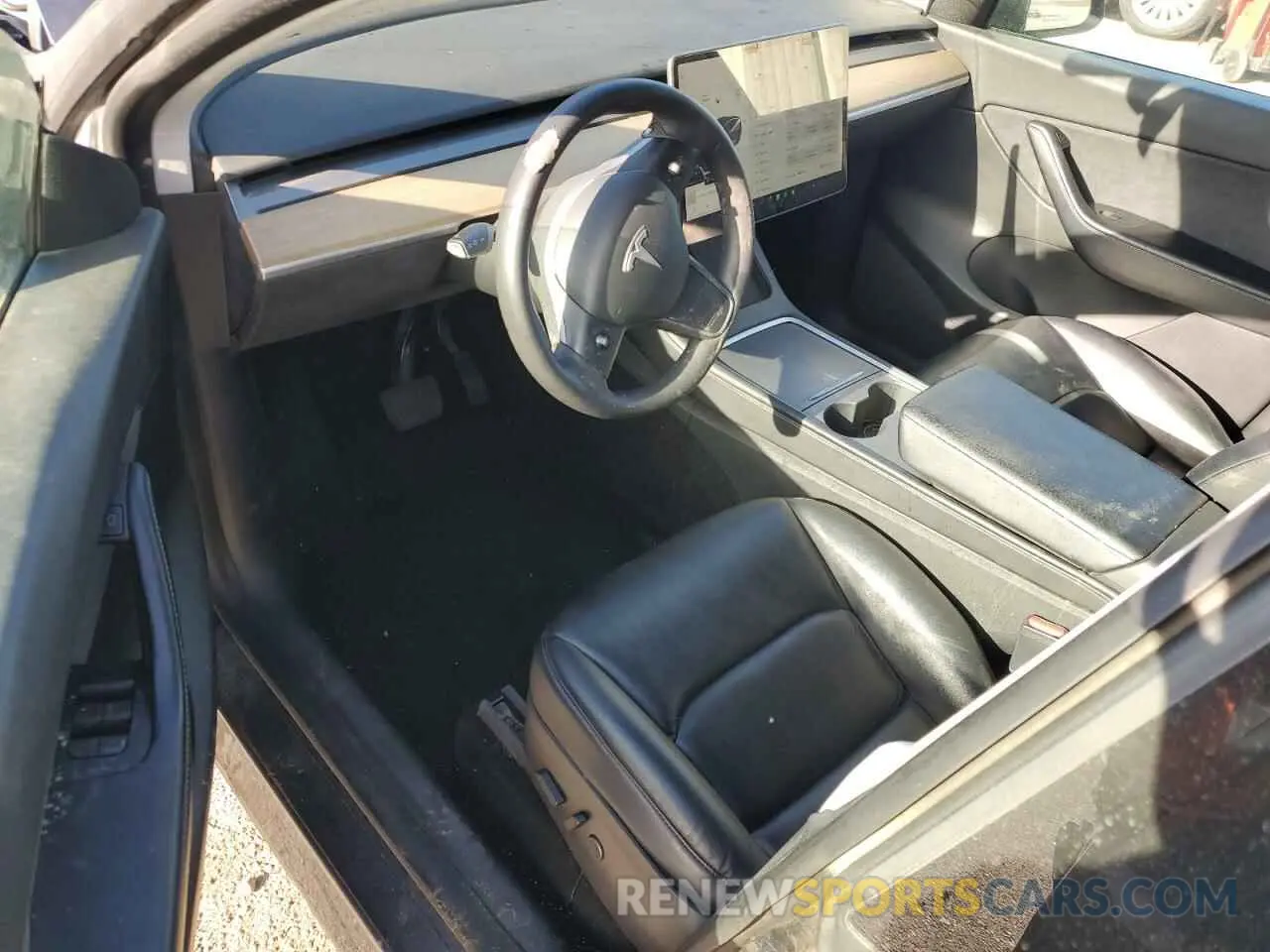 8 Фотография поврежденного автомобиля 5YJYGDEEXMF217475 TESLA MODEL Y 2021