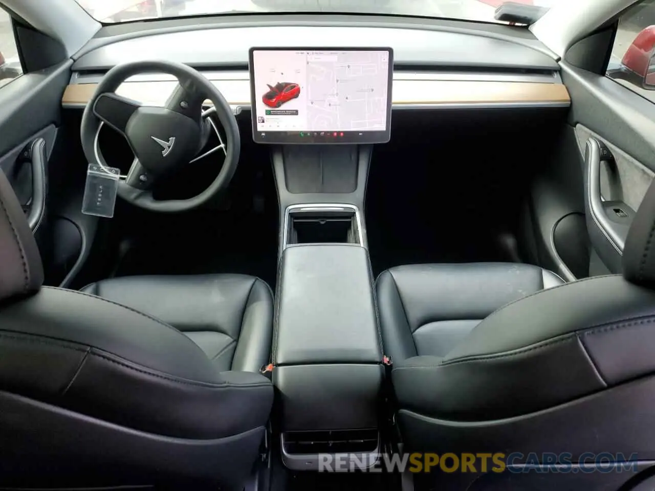 8 Photograph of a damaged car 5YJYGDEEXMF217816 TESLA MODEL Y 2021