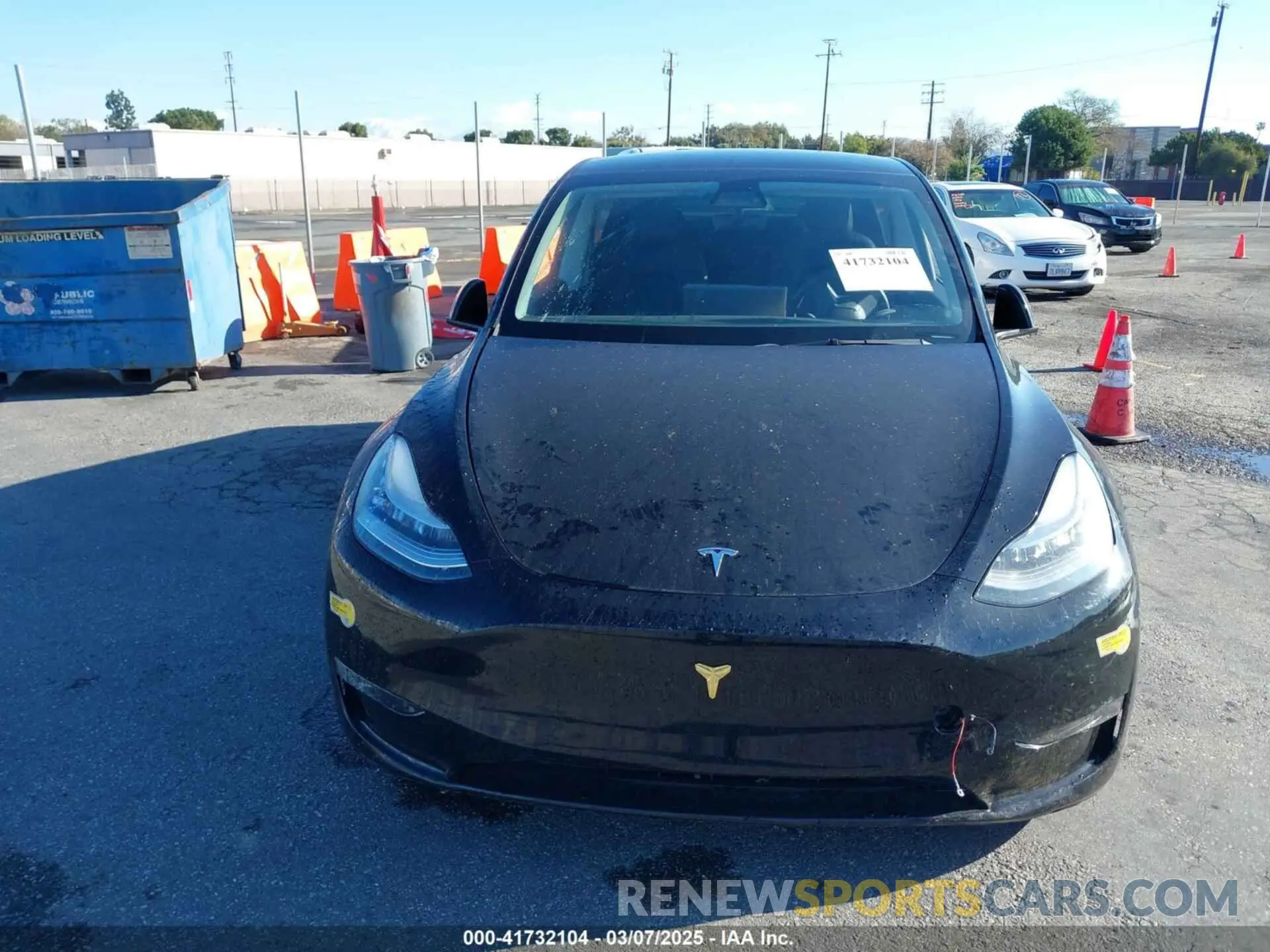 11 Фотография поврежденного автомобиля 5YJYGDEEXMF233997 TESLA MODEL Y 2021