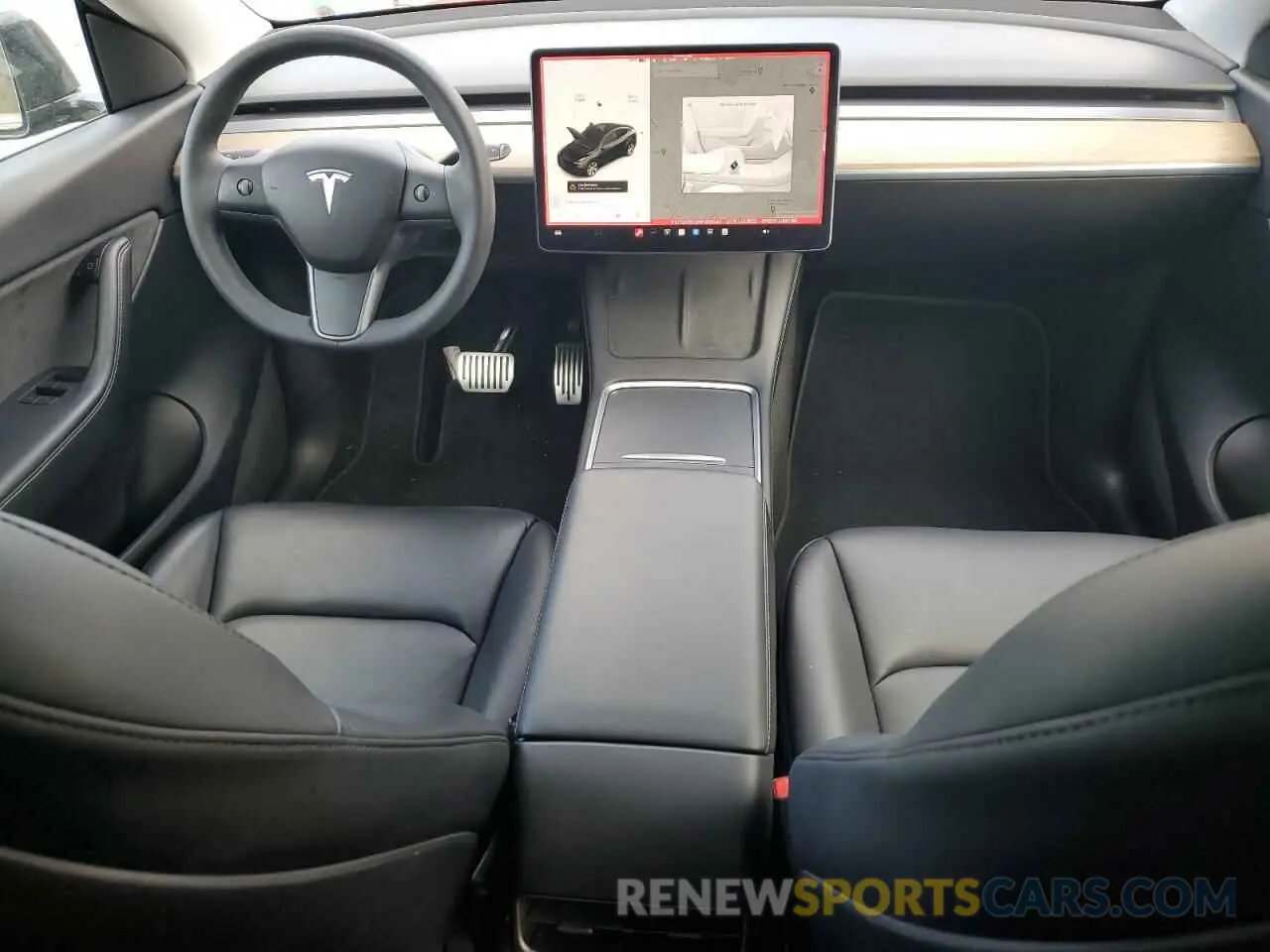 8 Photograph of a damaged car 5YJYGDEEXMF259547 TESLA MODEL Y 2021