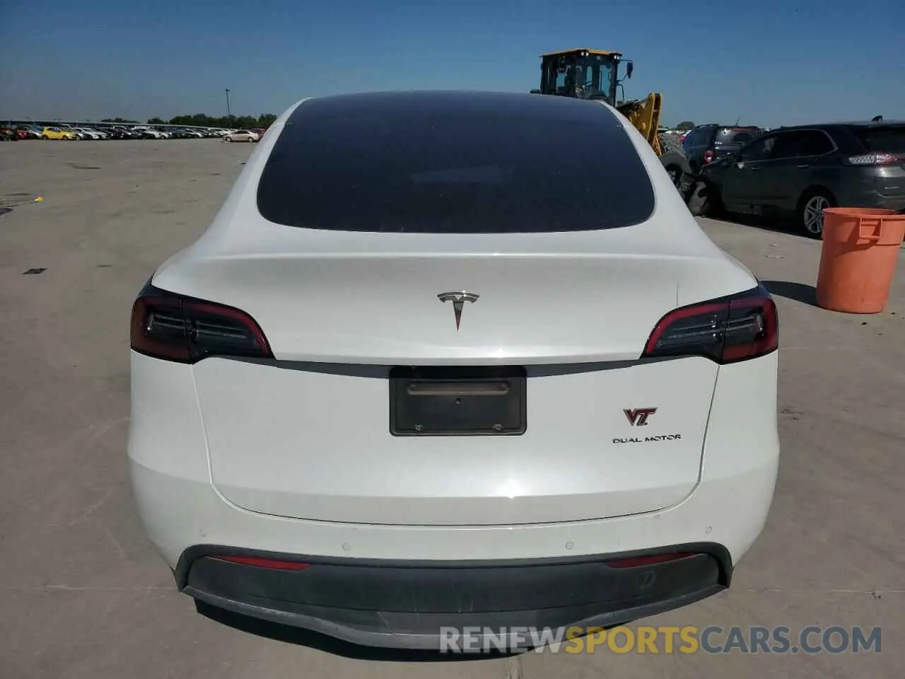 6 Фотография поврежденного автомобиля 5YJYGDEEXMF265333 TESLA MODEL Y 2021