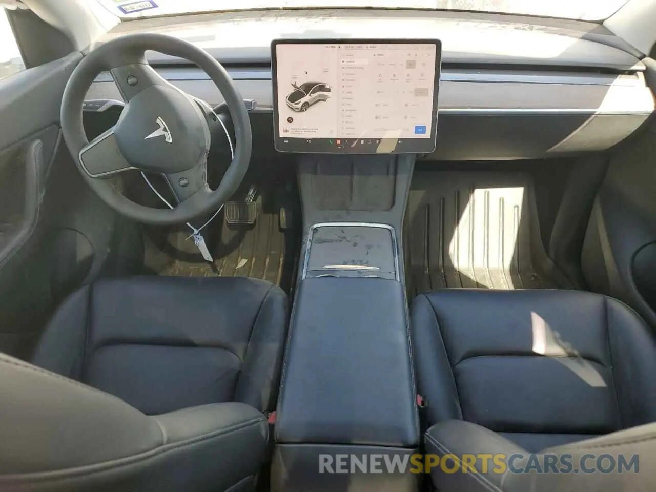 8 Фотография поврежденного автомобиля 5YJYGDEEXMF265333 TESLA MODEL Y 2021