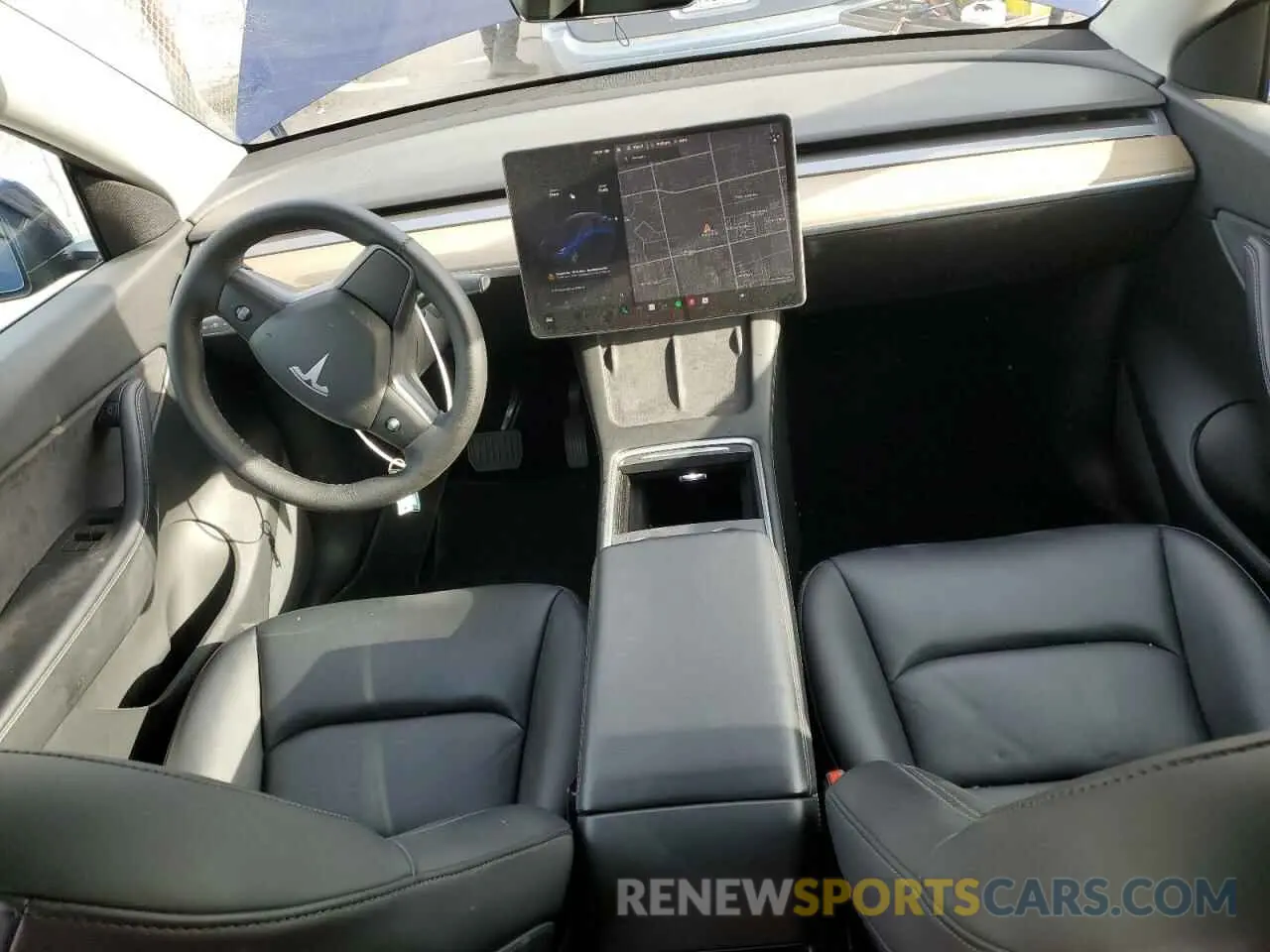8 Фотография поврежденного автомобиля 5YJYGDEEXMF271715 TESLA MODEL Y 2021