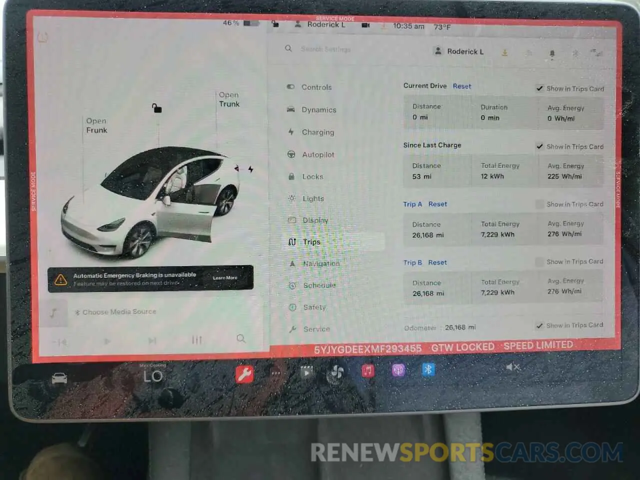 9 Фотография поврежденного автомобиля 5YJYGDEEXMF293455 TESLA MODEL Y 2021