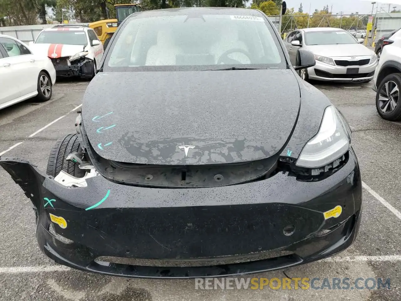 5 Photograph of a damaged car 5YJYGDEEXMF294556 TESLA MODEL Y 2021