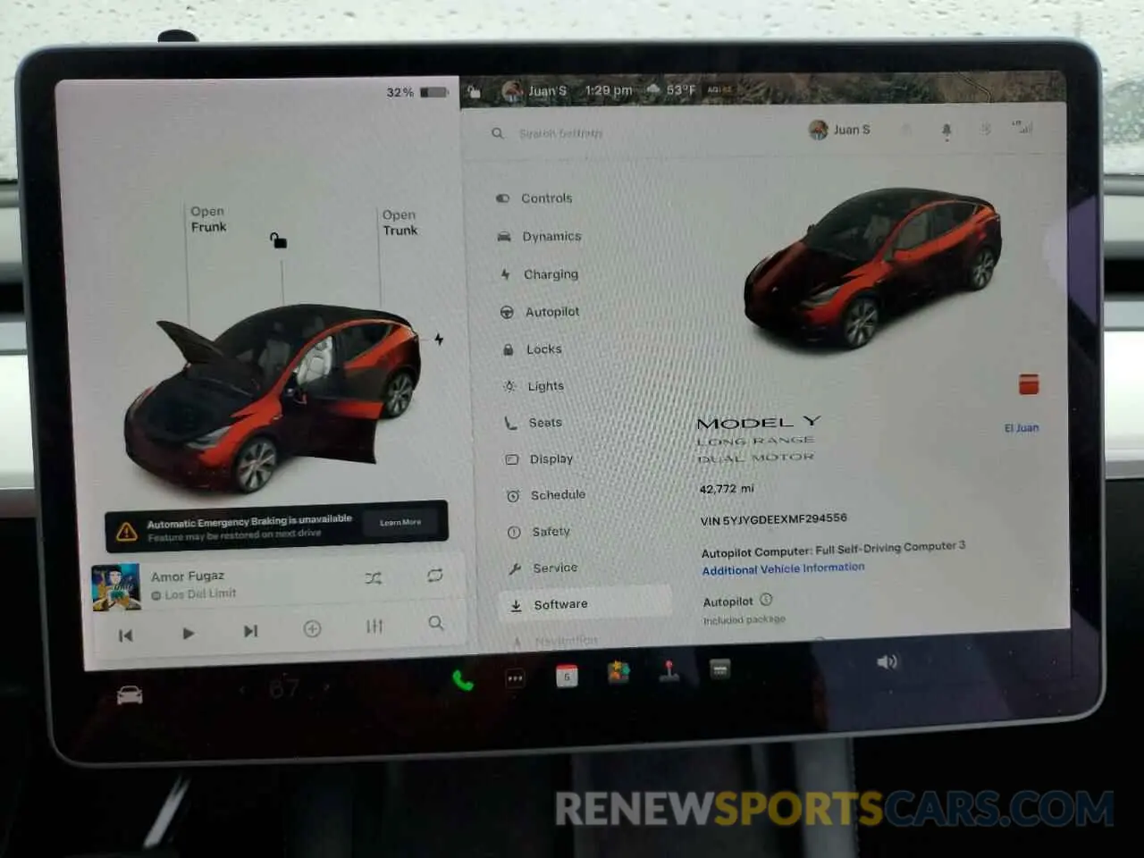 9 Photograph of a damaged car 5YJYGDEEXMF294556 TESLA MODEL Y 2021