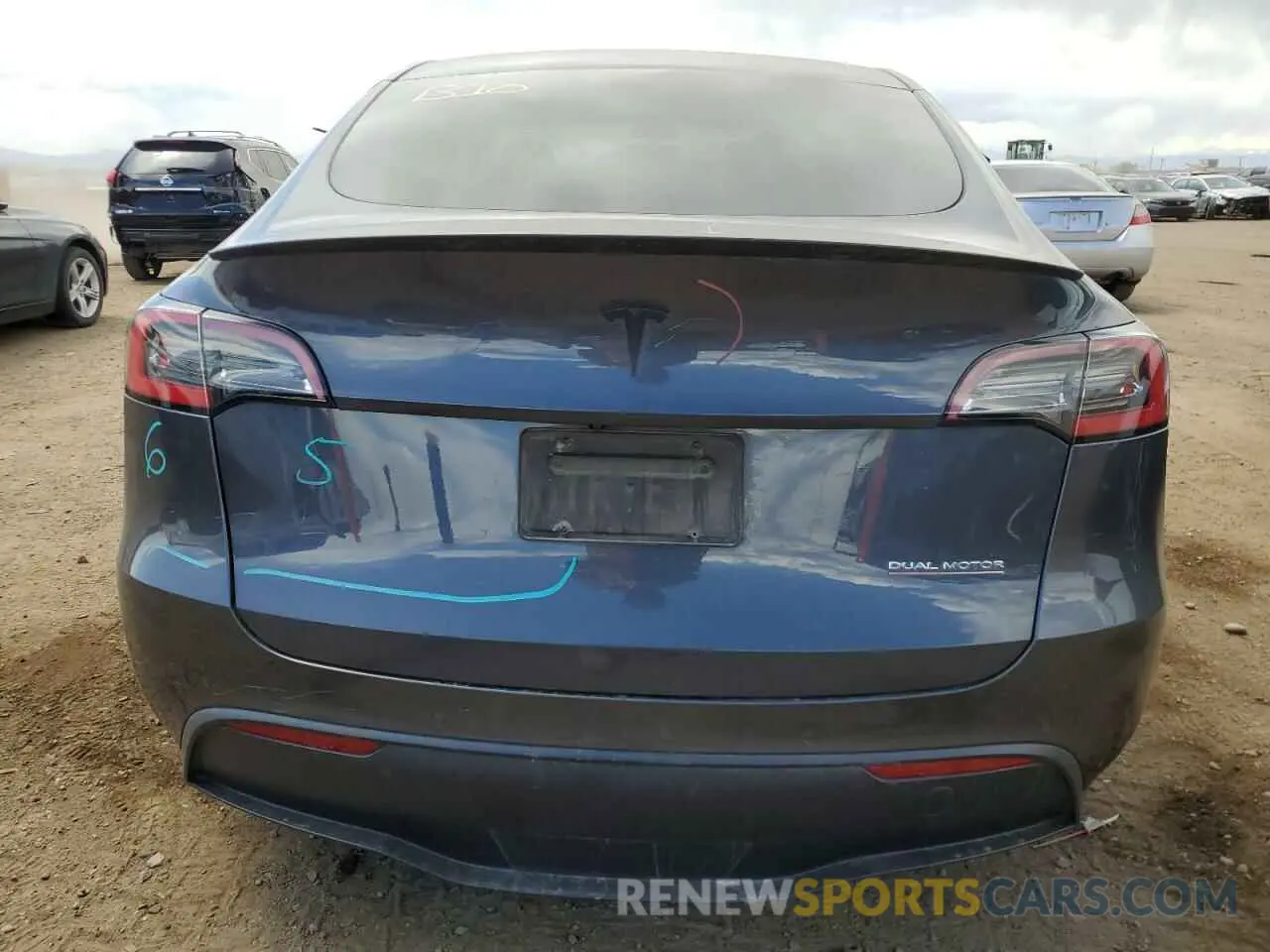 6 Фотография поврежденного автомобиля 5YJYGDEF0MF137692 TESLA MODEL Y 2021
