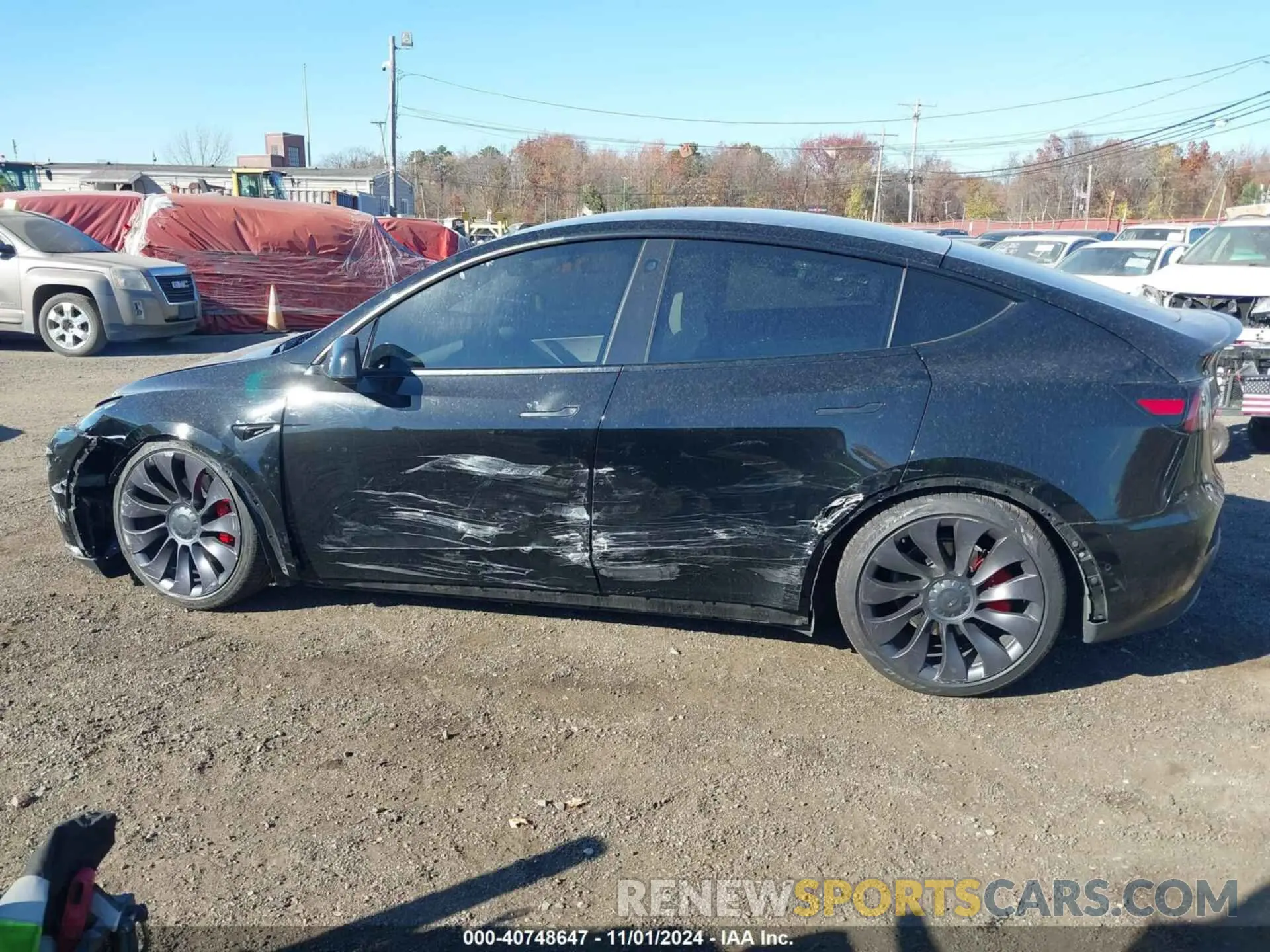 14 Photograph of a damaged car 5YJYGDEF0MF215890 TESLA MODEL Y 2021