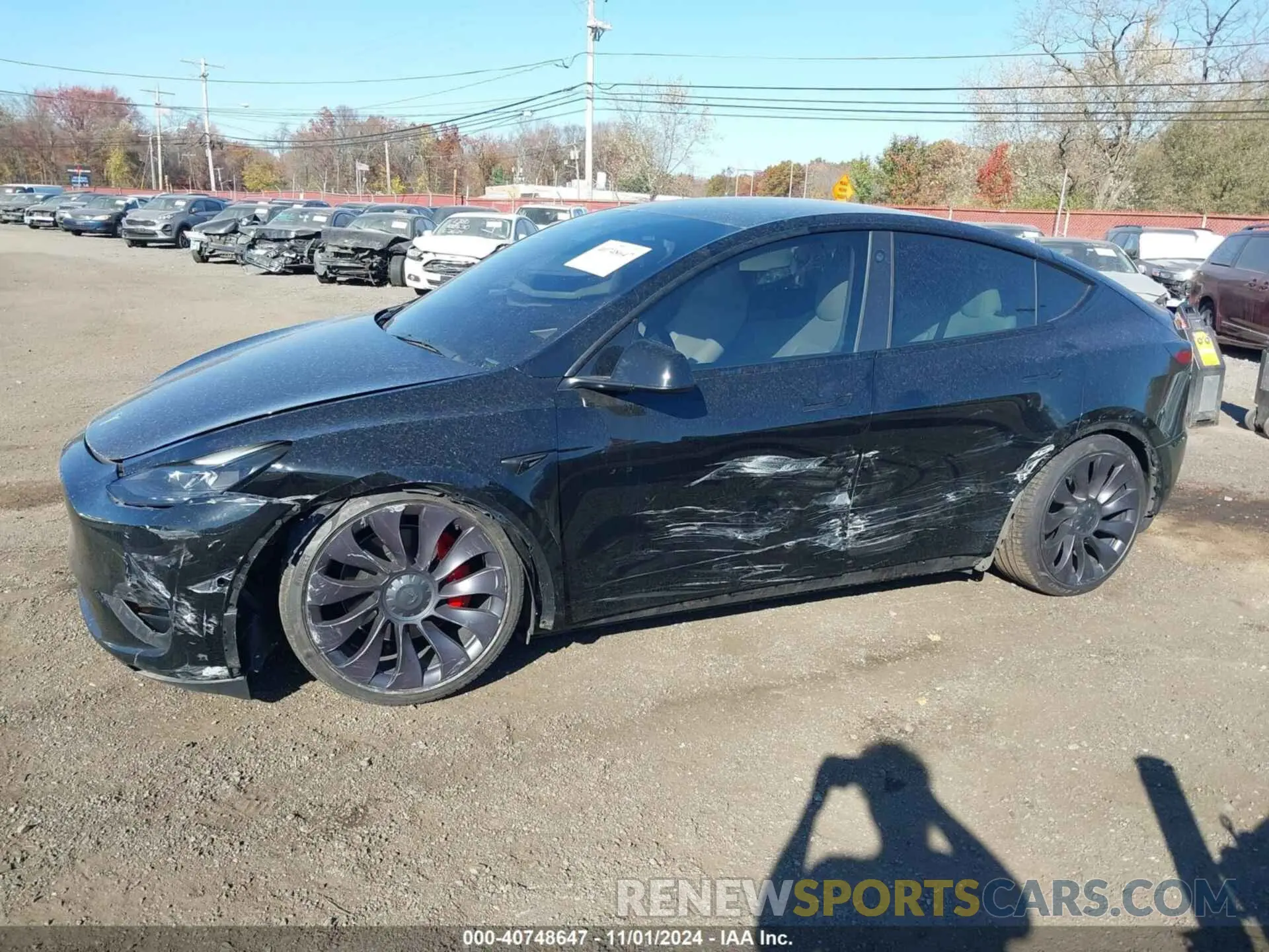 21 Photograph of a damaged car 5YJYGDEF0MF215890 TESLA MODEL Y 2021