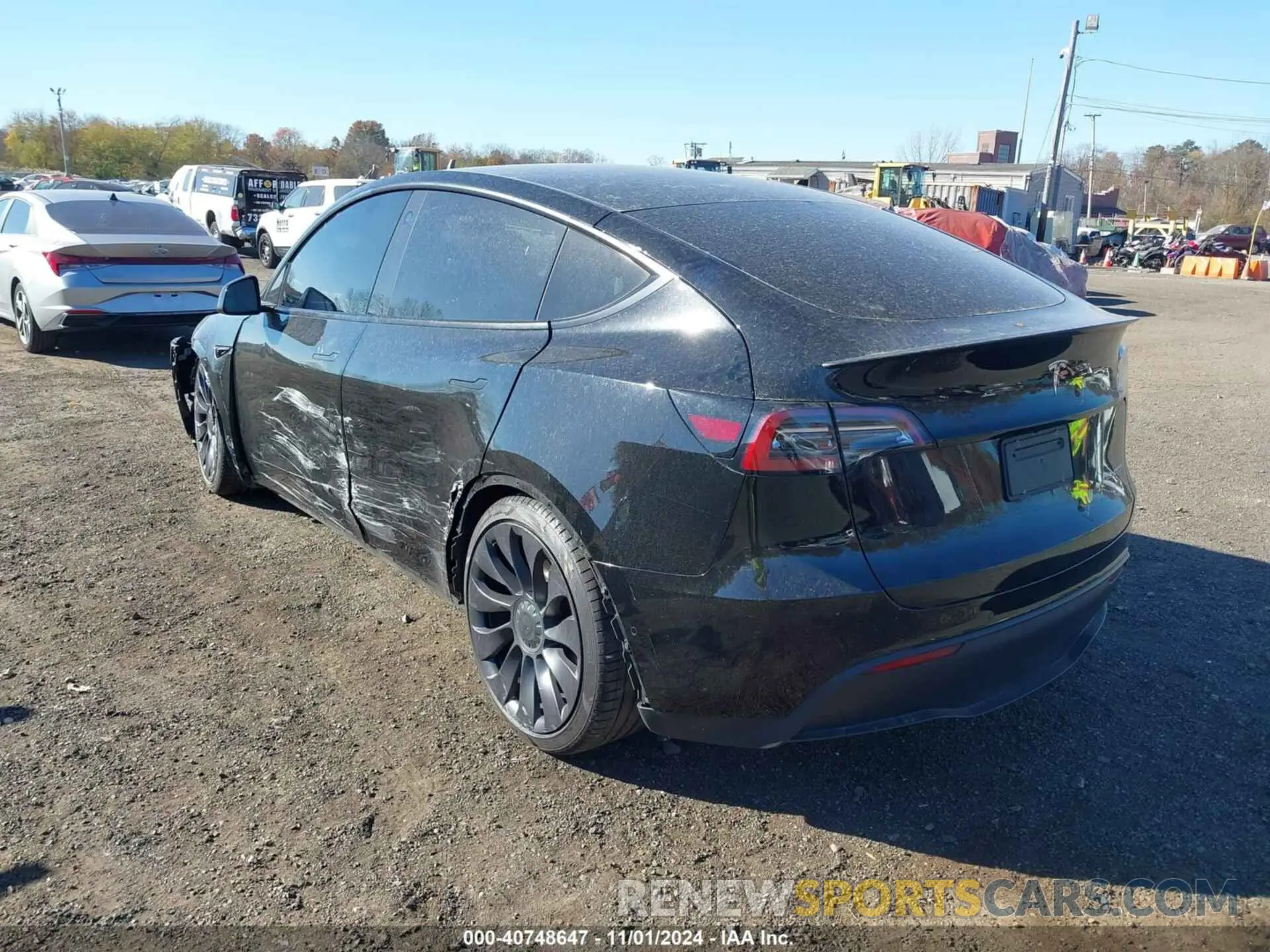 22 Photograph of a damaged car 5YJYGDEF0MF215890 TESLA MODEL Y 2021
