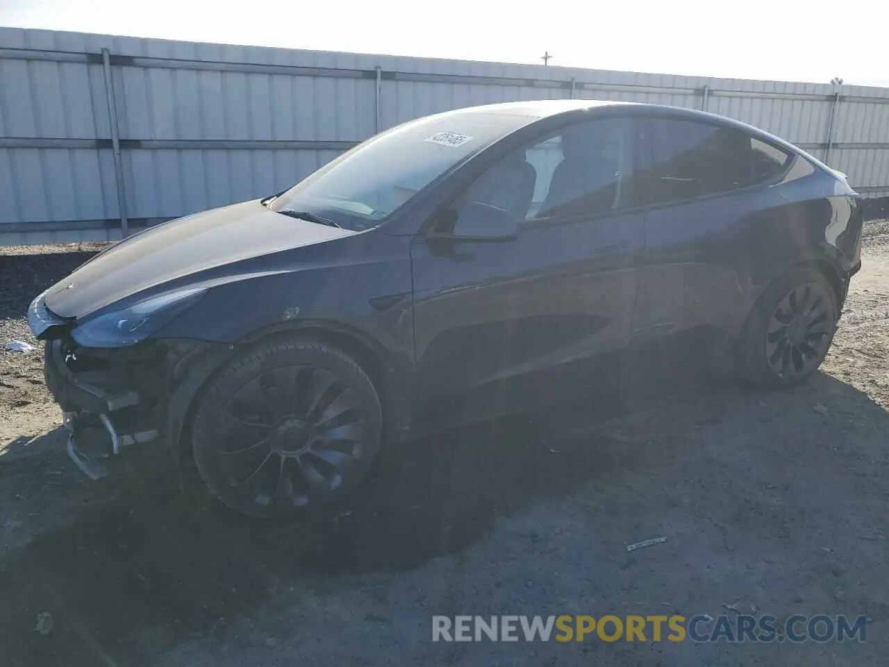 1 Фотография поврежденного автомобиля 5YJYGDEF0MF256732 TESLA MODEL Y 2021