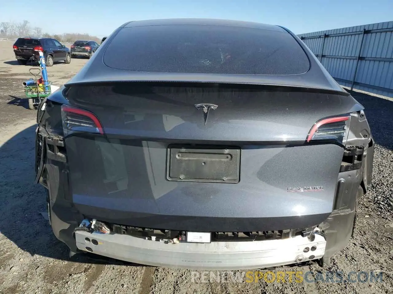 6 Фотография поврежденного автомобиля 5YJYGDEF0MF256732 TESLA MODEL Y 2021
