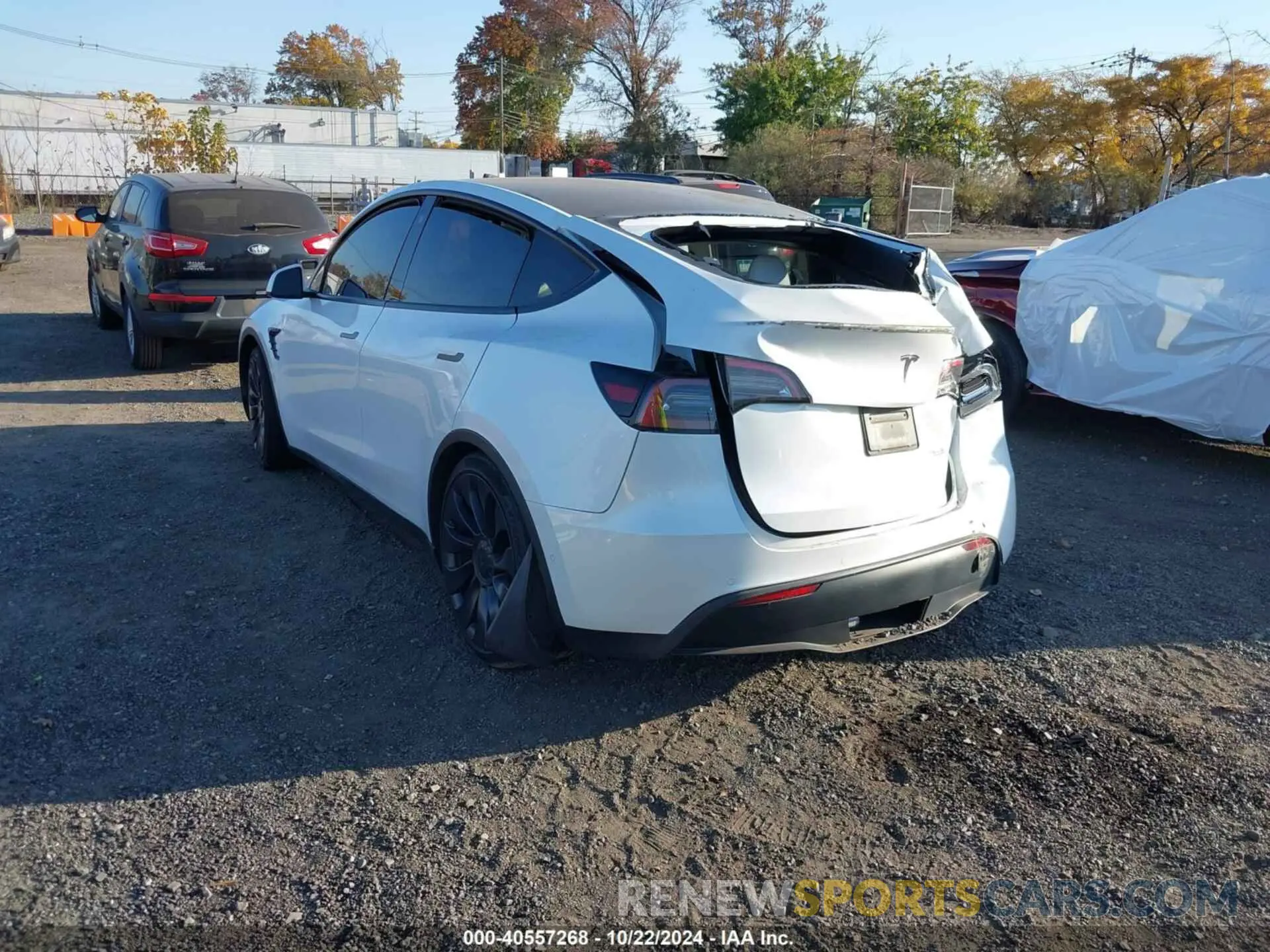 3 Photograph of a damaged car 5YJYGDEF1MF209421 TESLA MODEL Y 2021