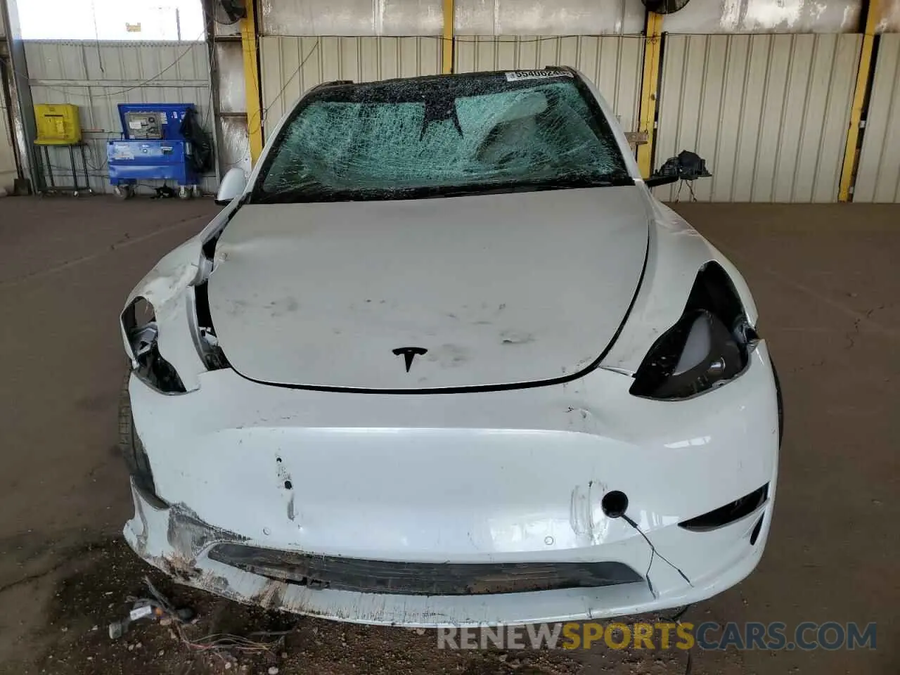 5 Фотография поврежденного автомобиля 5YJYGDEF1MF244573 TESLA MODEL Y 2021
