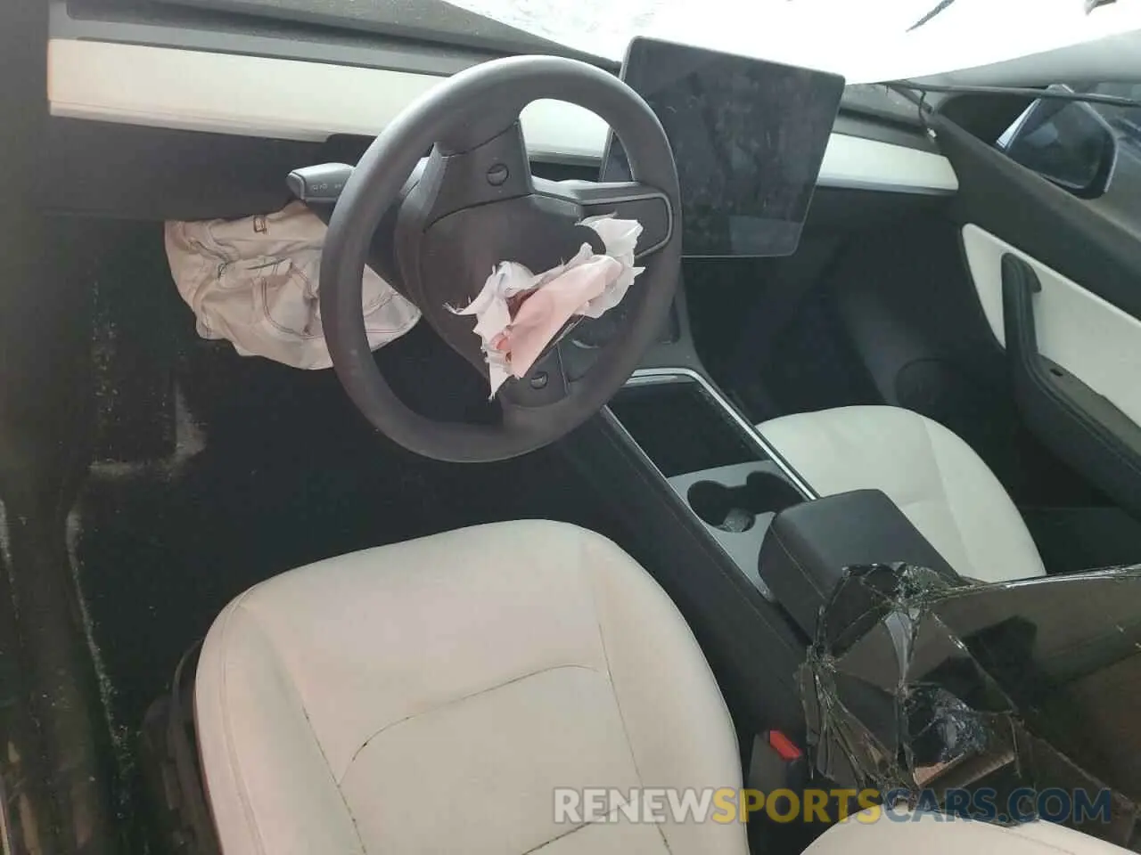 8 Фотография поврежденного автомобиля 5YJYGDEF1MF244573 TESLA MODEL Y 2021