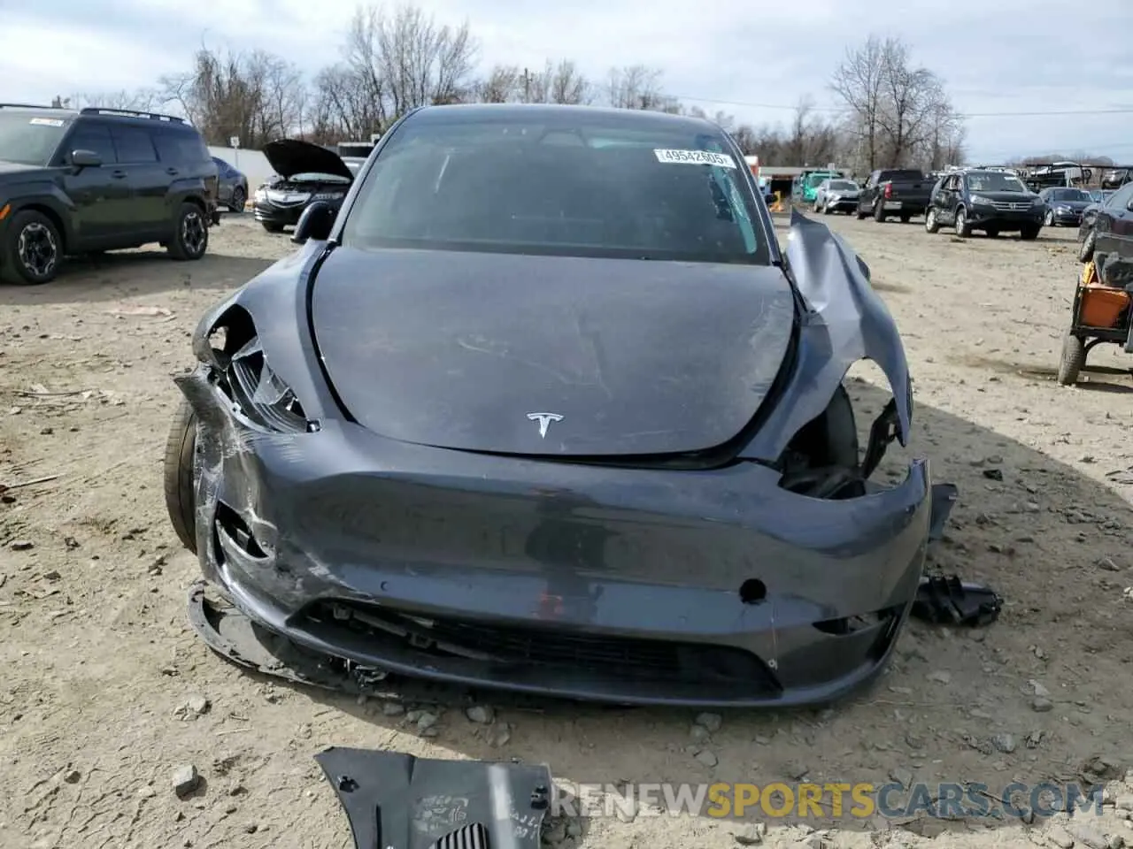 5 Фотография поврежденного автомобиля 5YJYGDEF1MF249045 TESLA MODEL Y 2021