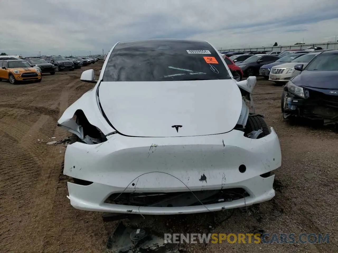 5 Фотография поврежденного автомобиля 5YJYGDEF1MF266895 TESLA MODEL Y 2021