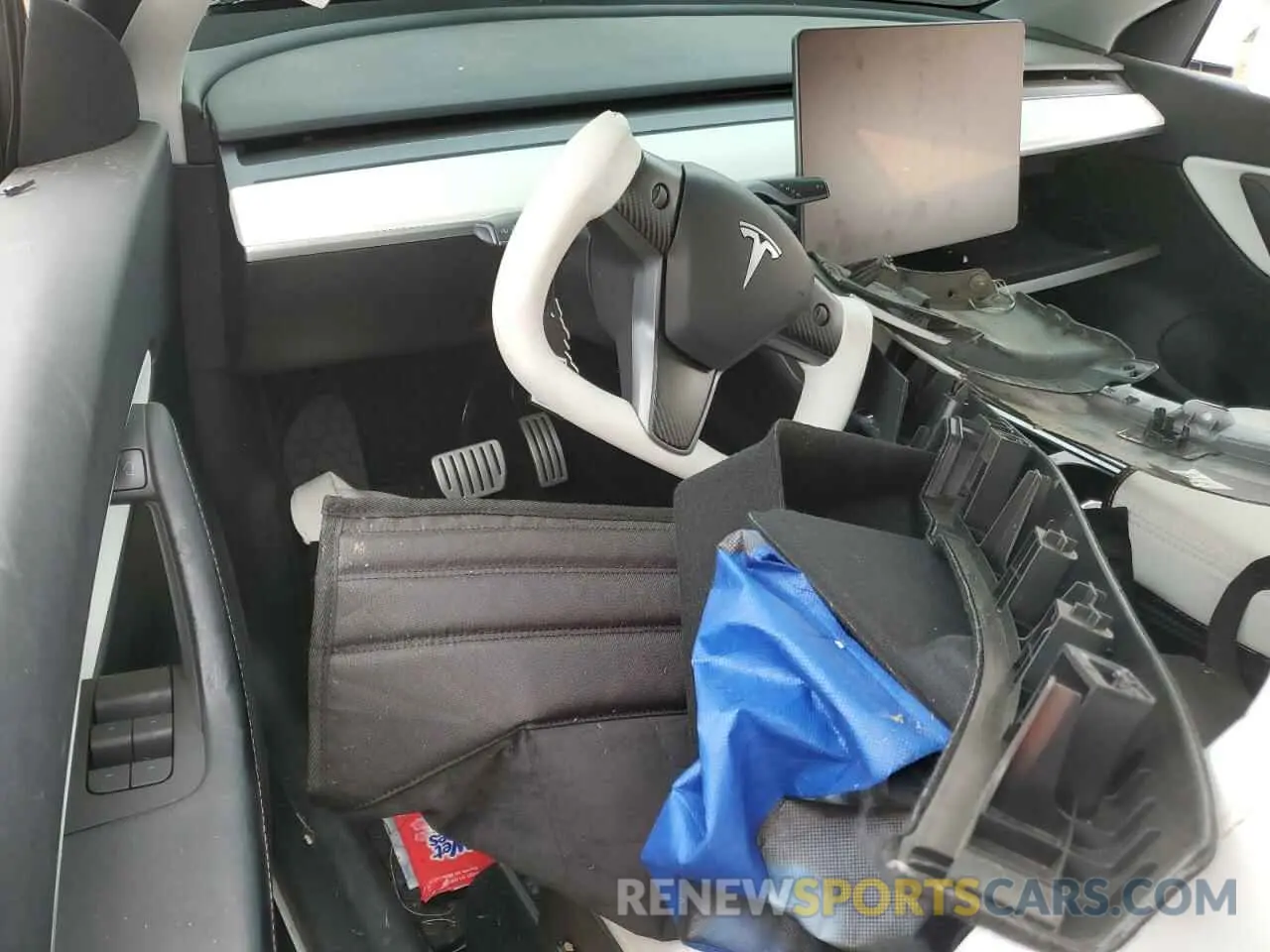 8 Фотография поврежденного автомобиля 5YJYGDEF1MF266895 TESLA MODEL Y 2021