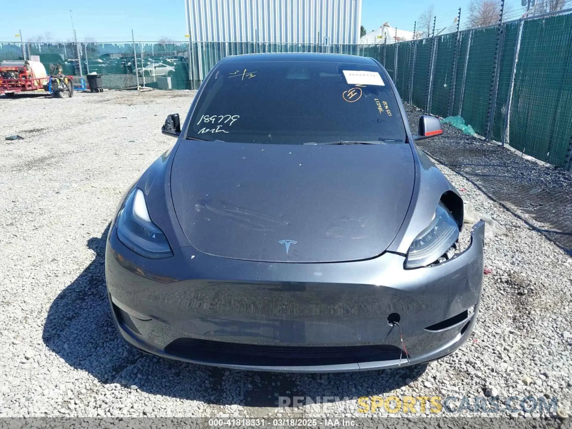 12 Photograph of a damaged car 5YJYGDEF1MF268405 TESLA MODEL Y 2021
