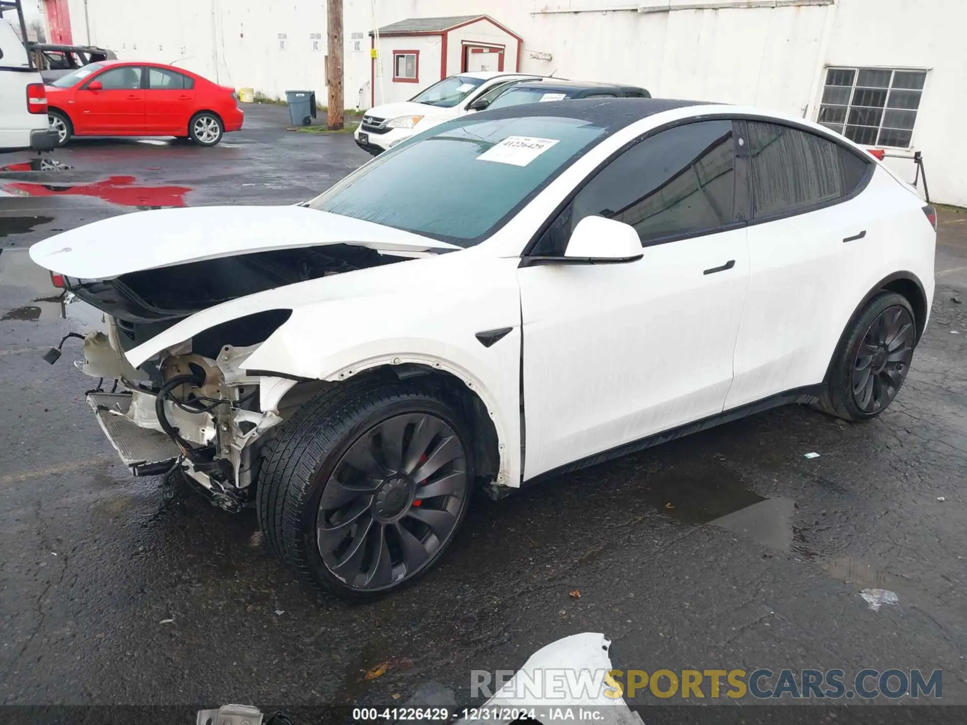 2 Фотография поврежденного автомобиля 5YJYGDEF2MF133739 TESLA MODEL Y 2021