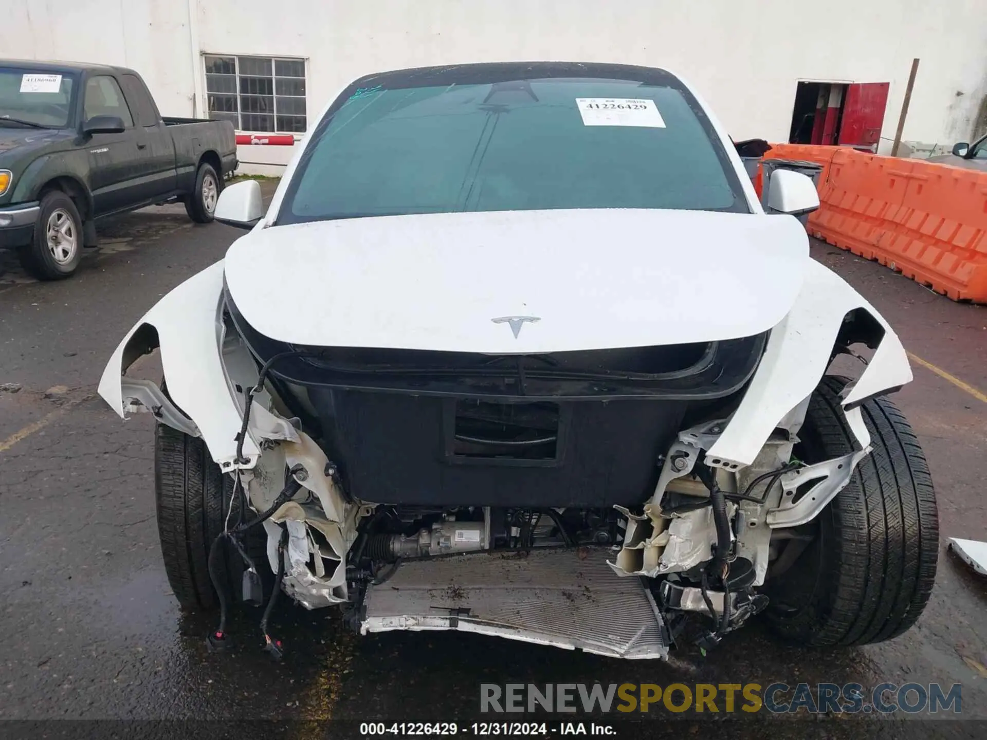6 Фотография поврежденного автомобиля 5YJYGDEF2MF133739 TESLA MODEL Y 2021