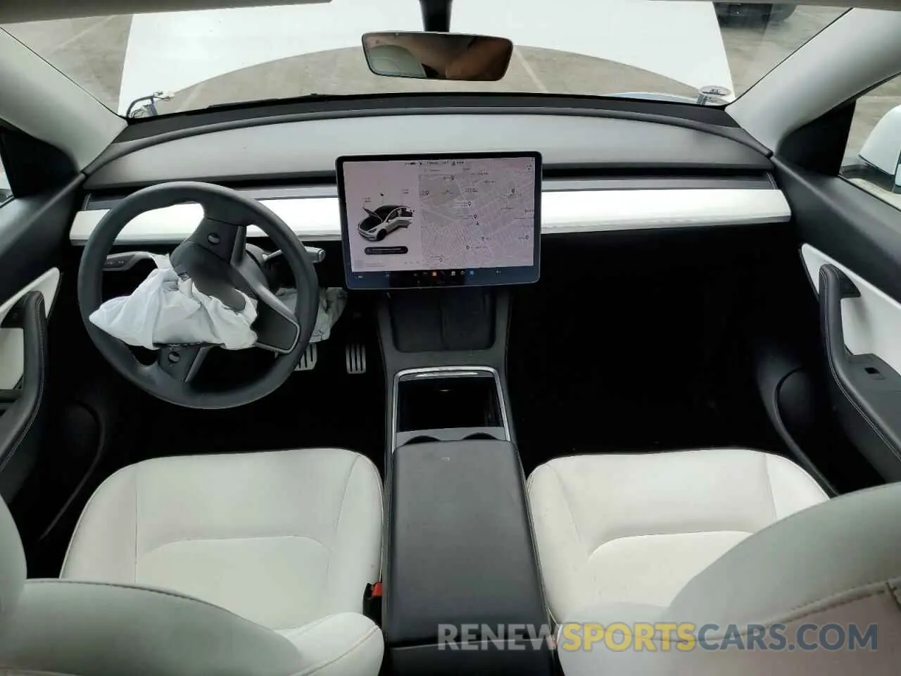 8 Photograph of a damaged car 5YJYGDEF2MF157829 TESLA MODEL Y 2021