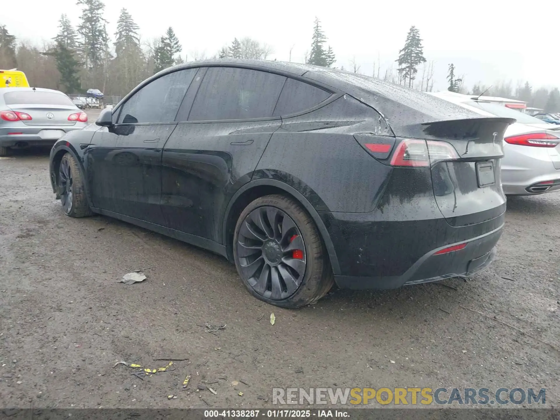 3 Фотография поврежденного автомобиля 5YJYGDEF2MF215938 TESLA MODEL Y 2021