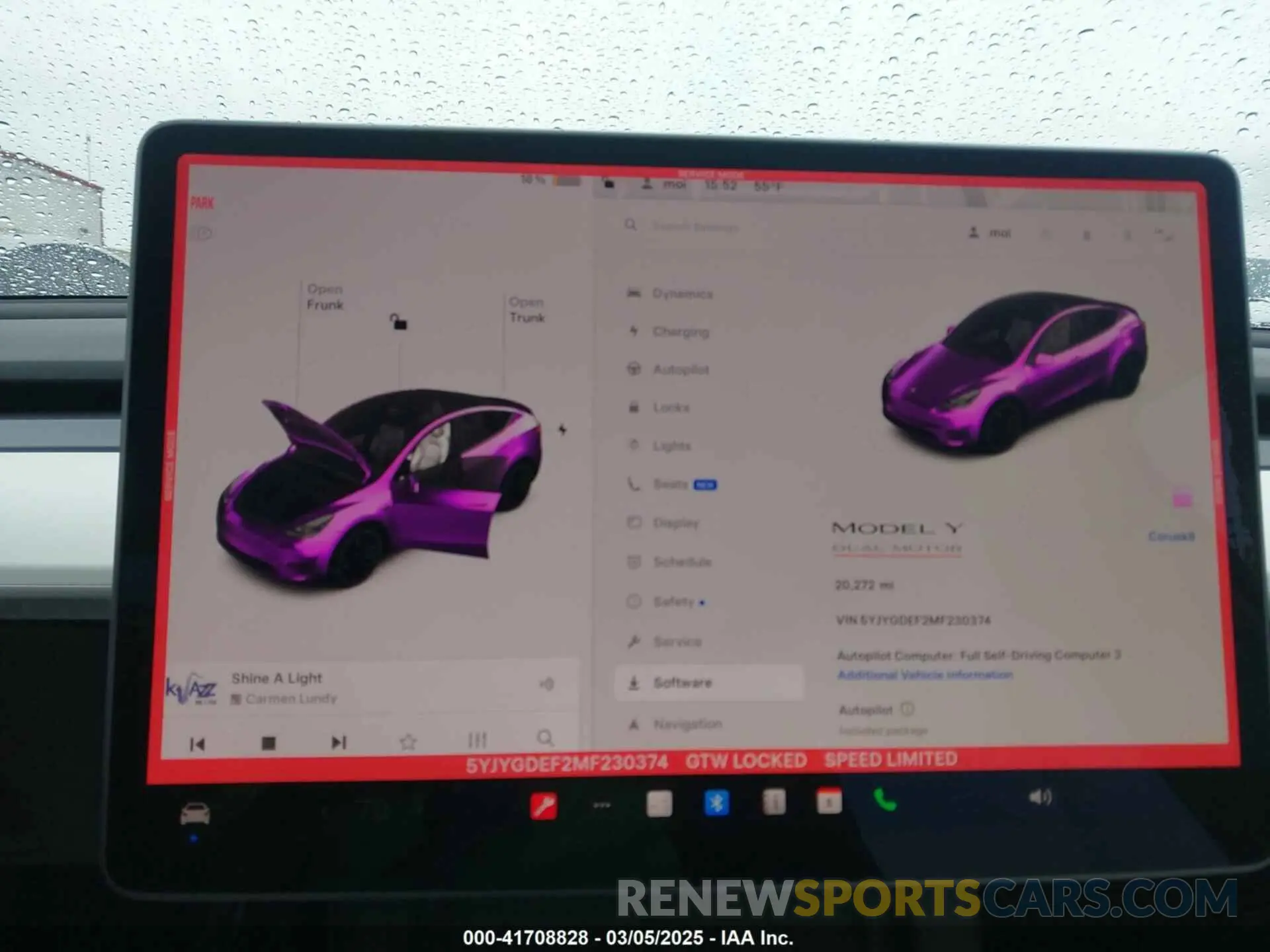 7 Photograph of a damaged car 5YJYGDEF2MF230374 TESLA MODEL Y 2021