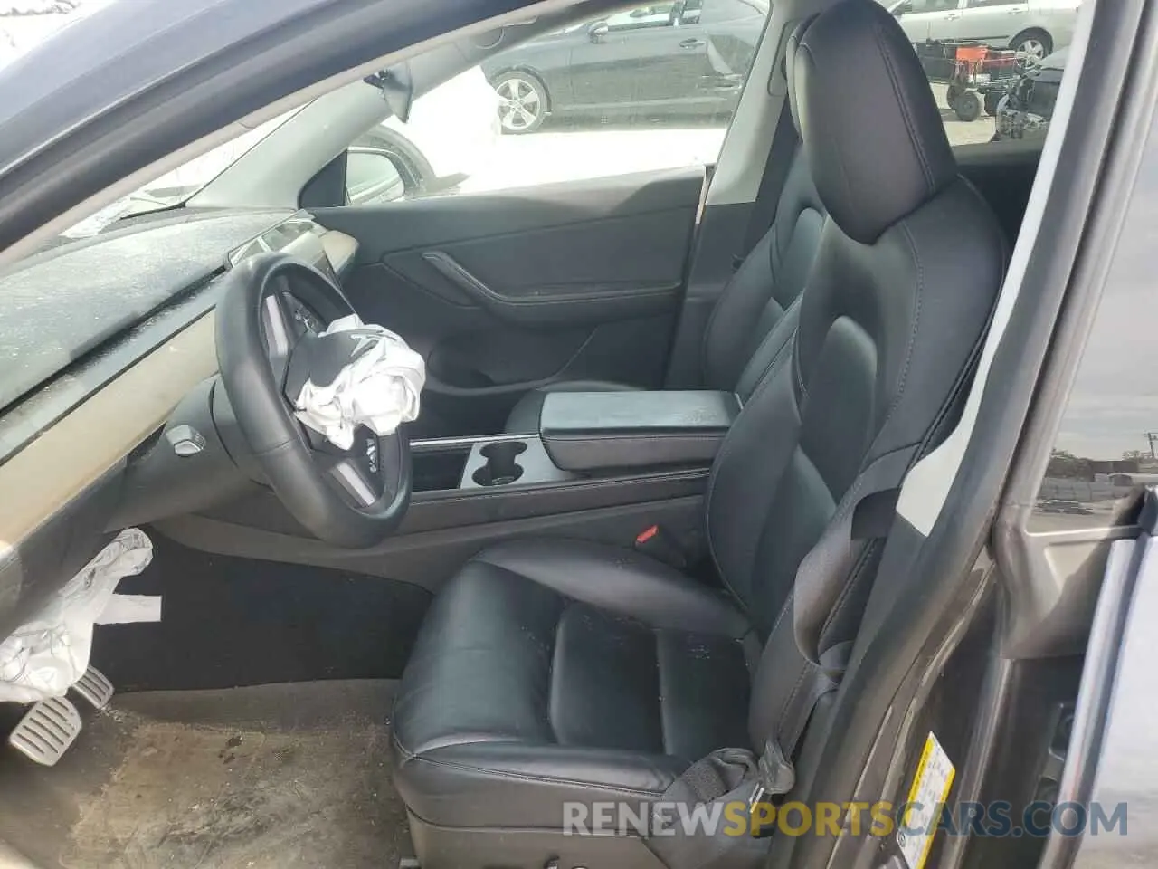 7 Photograph of a damaged car 5YJYGDEF2MF262273 TESLA MODEL Y 2021