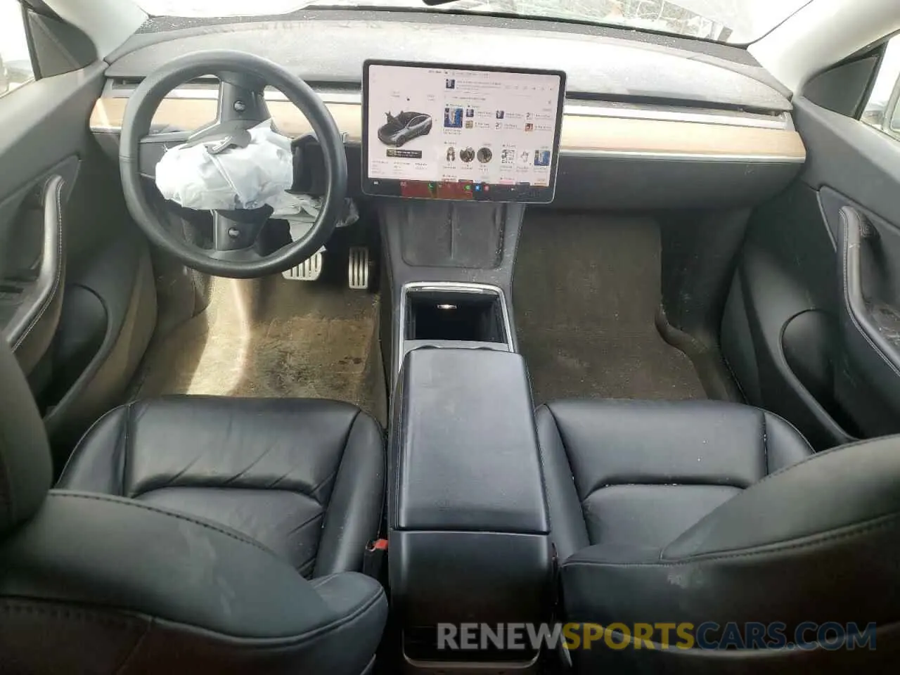 8 Photograph of a damaged car 5YJYGDEF2MF262273 TESLA MODEL Y 2021
