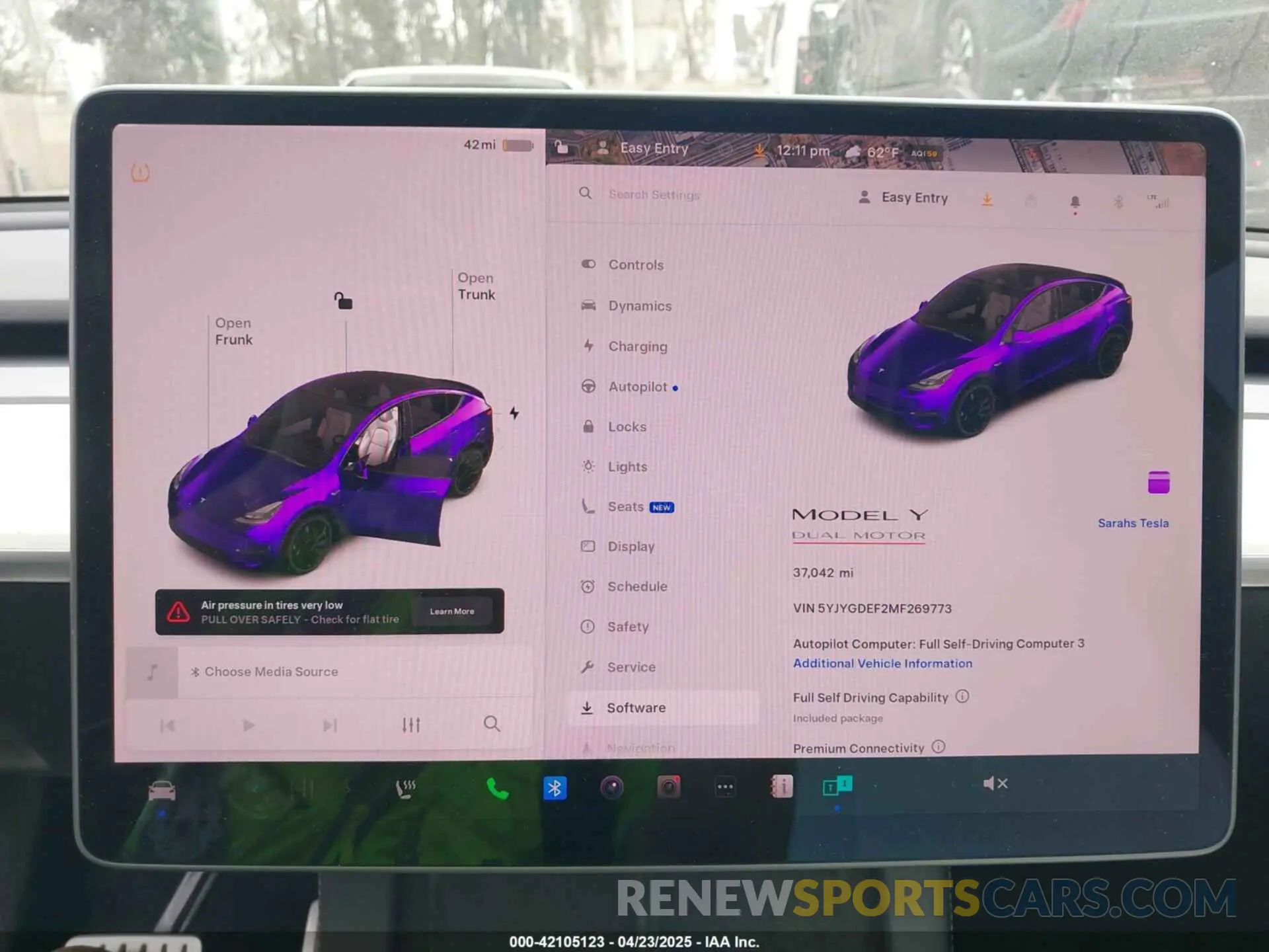 16 Фотография поврежденного автомобиля 5YJYGDEF2MF269773 TESLA MODEL Y 2021