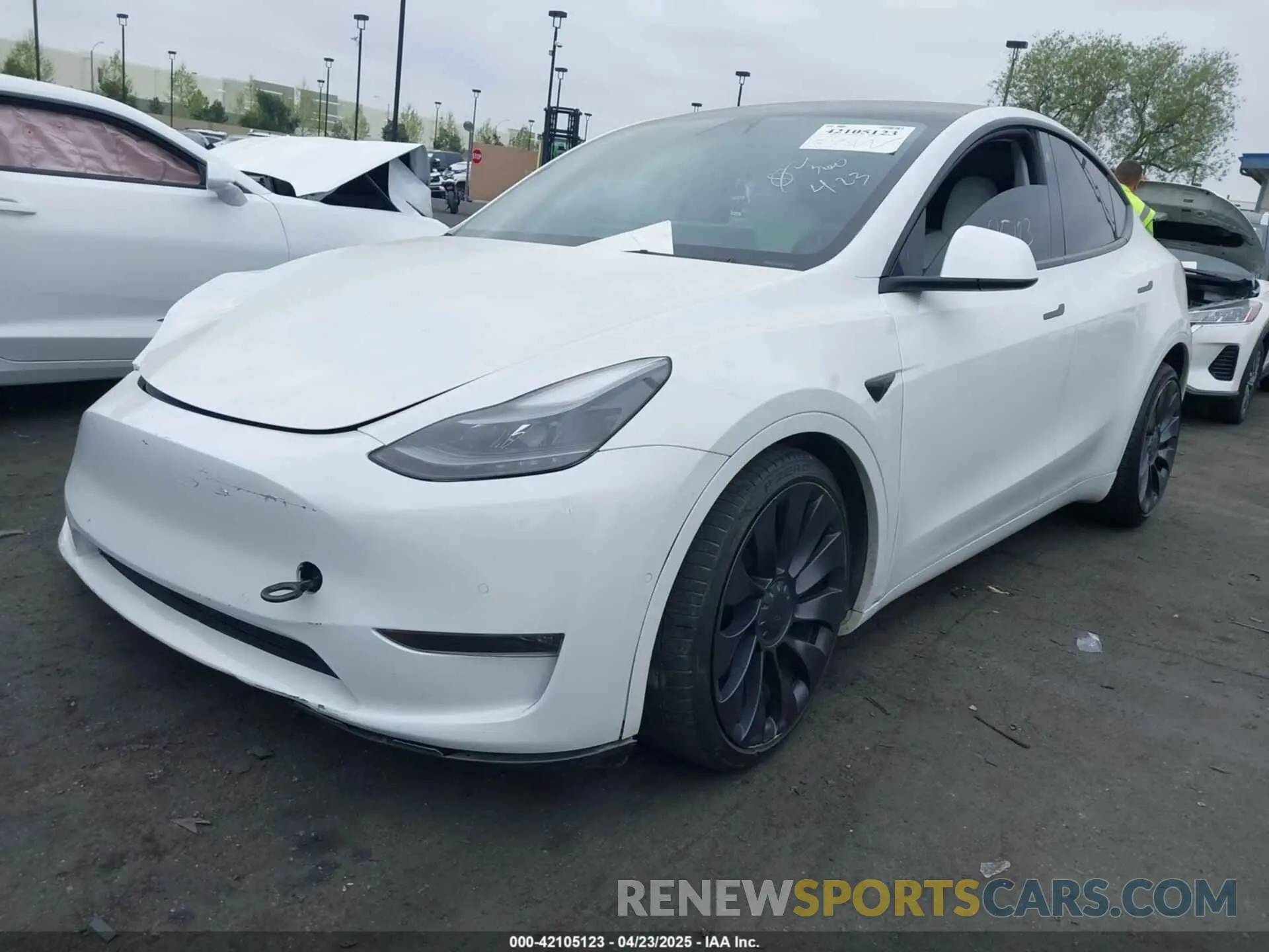 2 Фотография поврежденного автомобиля 5YJYGDEF2MF269773 TESLA MODEL Y 2021