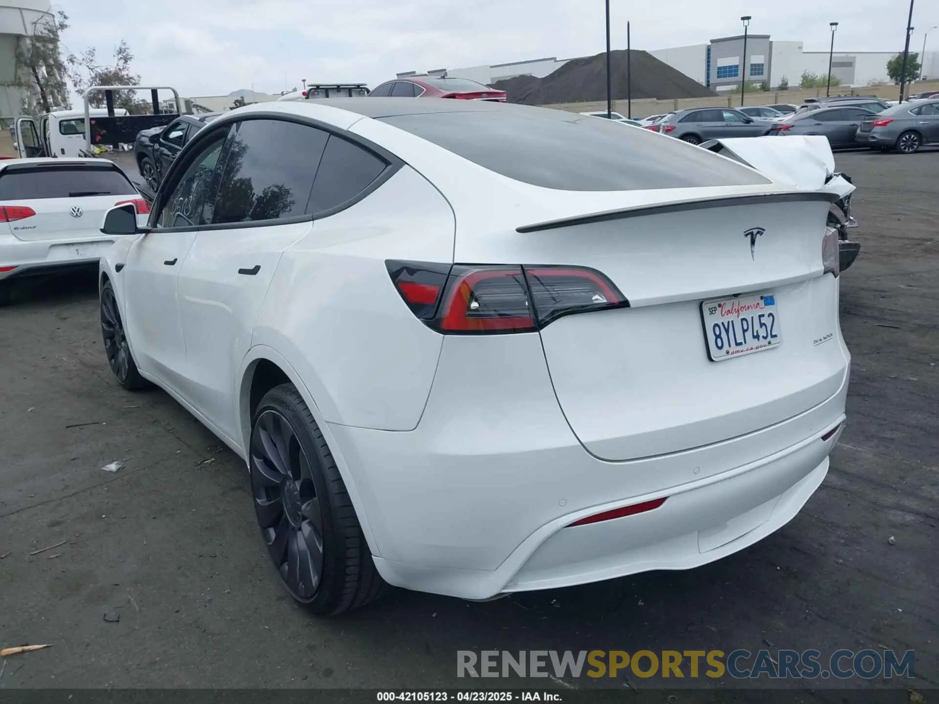 3 Фотография поврежденного автомобиля 5YJYGDEF2MF269773 TESLA MODEL Y 2021