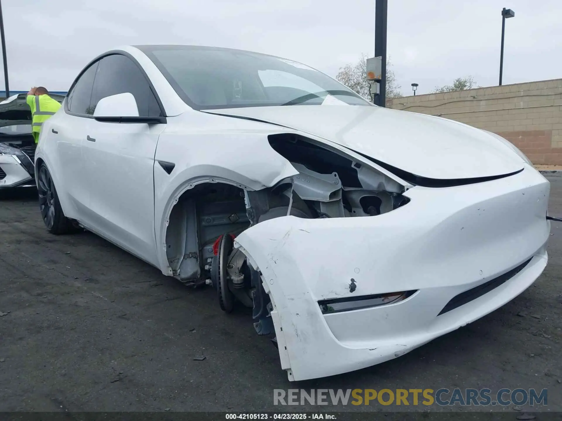 6 Фотография поврежденного автомобиля 5YJYGDEF2MF269773 TESLA MODEL Y 2021