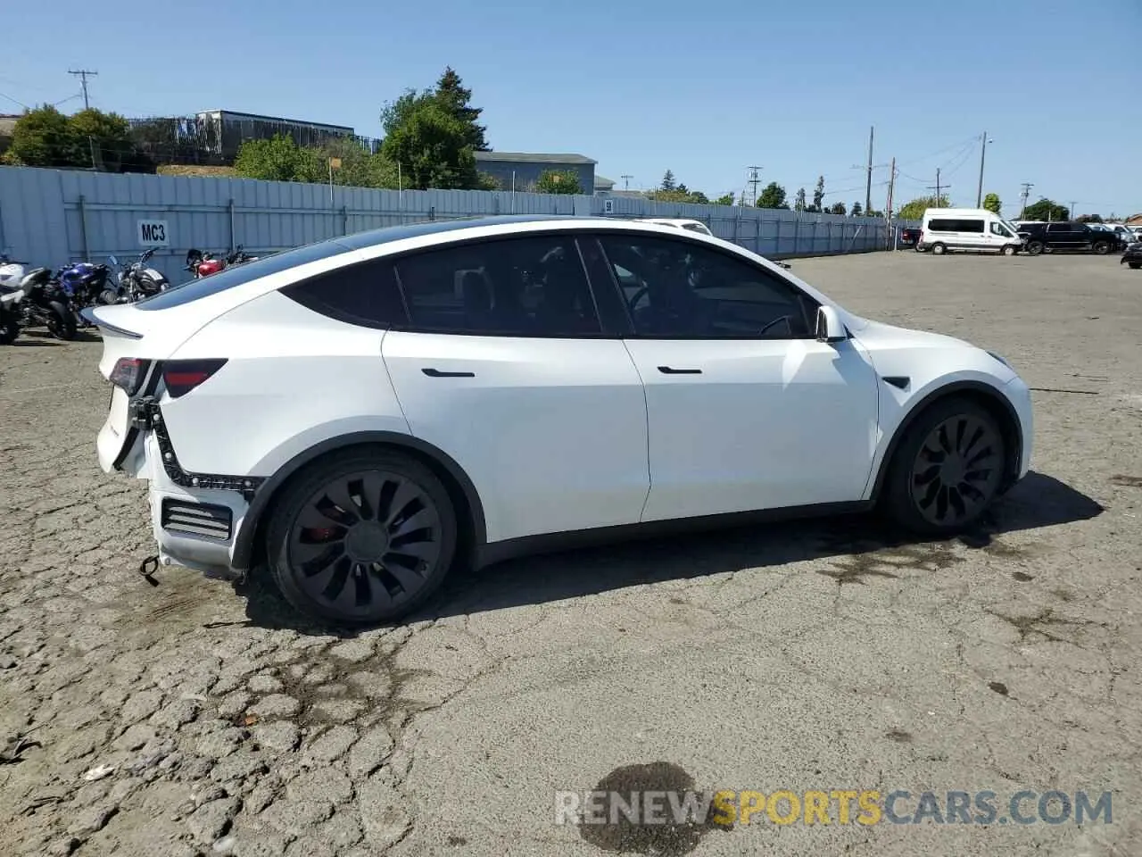 3 Фотография поврежденного автомобиля 5YJYGDEF2MF277467 TESLA MODEL Y 2021