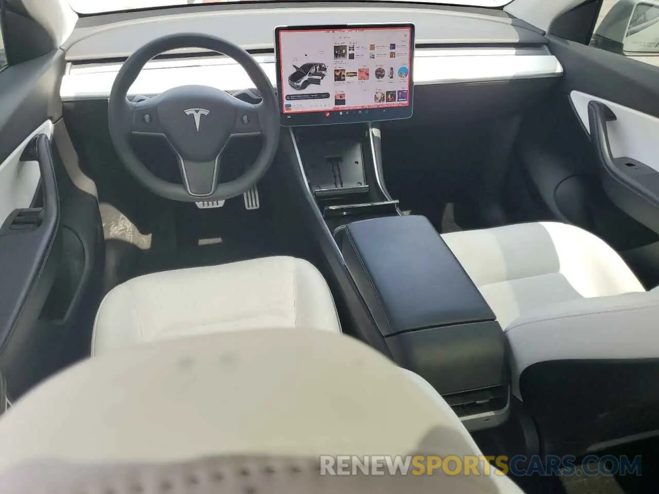 8 Photograph of a damaged car 5YJYGDEF3MF078542 TESLA MODEL Y 2021