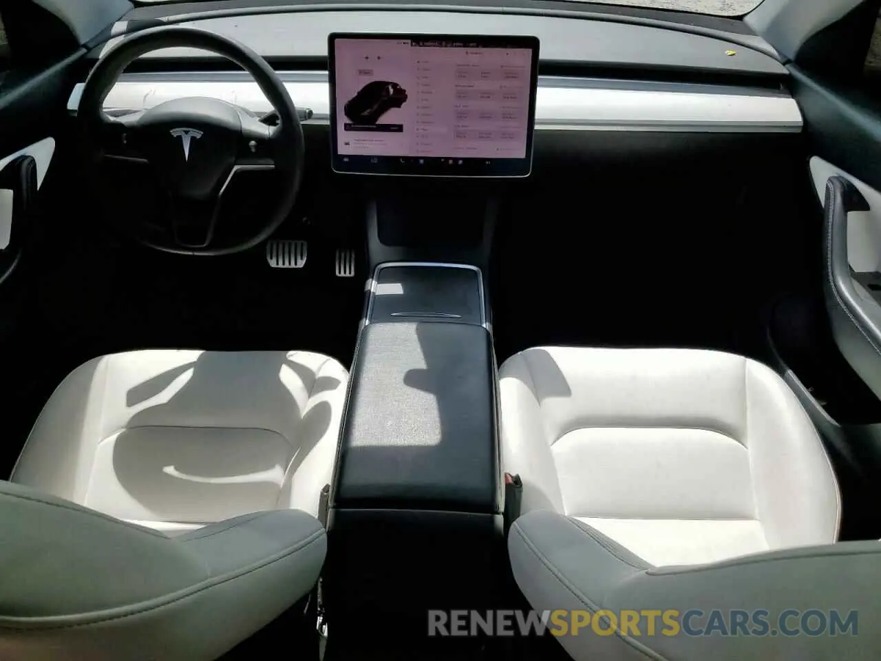 8 Photograph of a damaged car 5YJYGDEF3MF215835 TESLA MODEL Y 2021