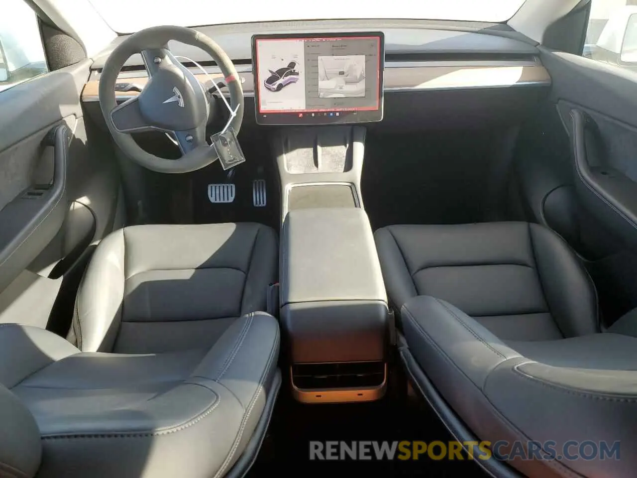 8 Photograph of a damaged car 5YJYGDEF3MF262301 TESLA MODEL Y 2021