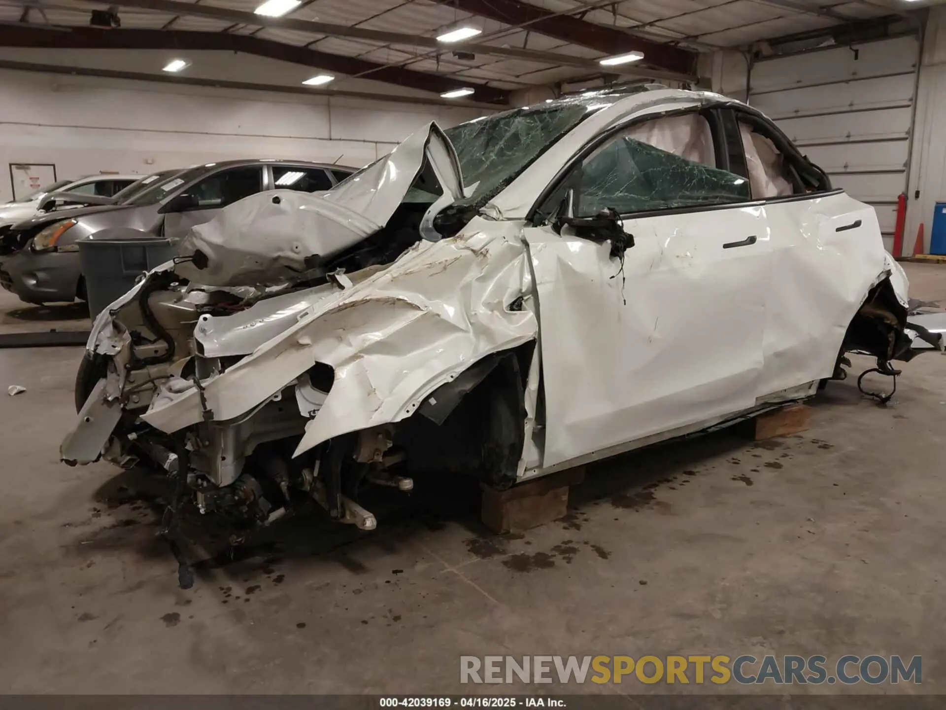 2 Фотография поврежденного автомобиля 5YJYGDEF4MF075584 TESLA MODEL Y 2021