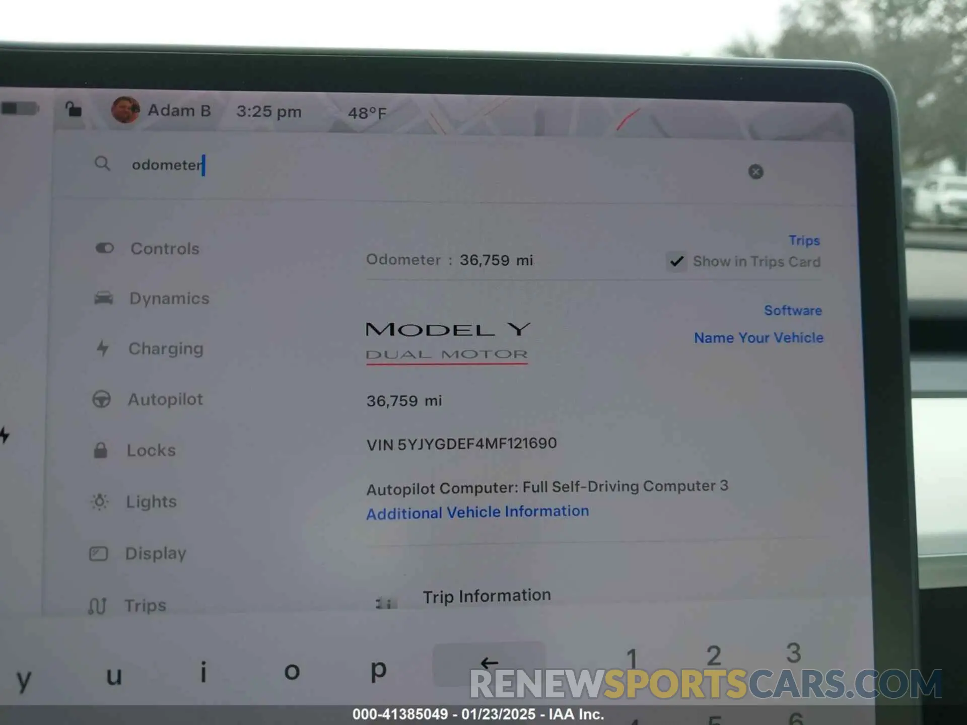 7 Photograph of a damaged car 5YJYGDEF4MF121690 TESLA MODEL Y 2021