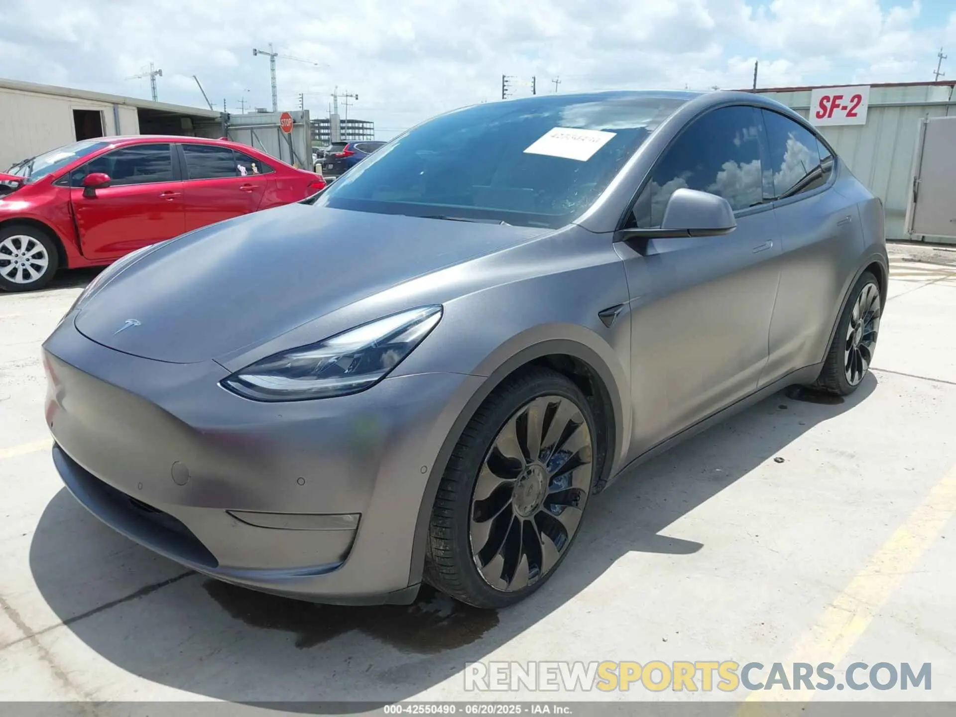 2 Фотография поврежденного автомобиля 5YJYGDEF4MF189438 TESLA MODEL Y 2021