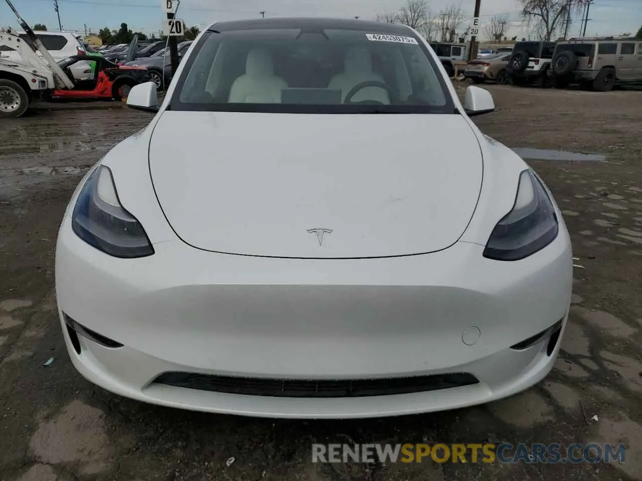 5 Фотография поврежденного автомобиля 5YJYGDEF4MF201815 TESLA MODEL Y 2021