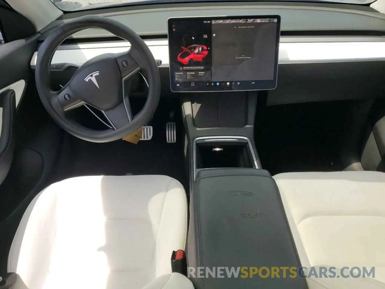 8 Photograph of a damaged car 5YJYGDEF5MF194681 TESLA MODEL Y 2021