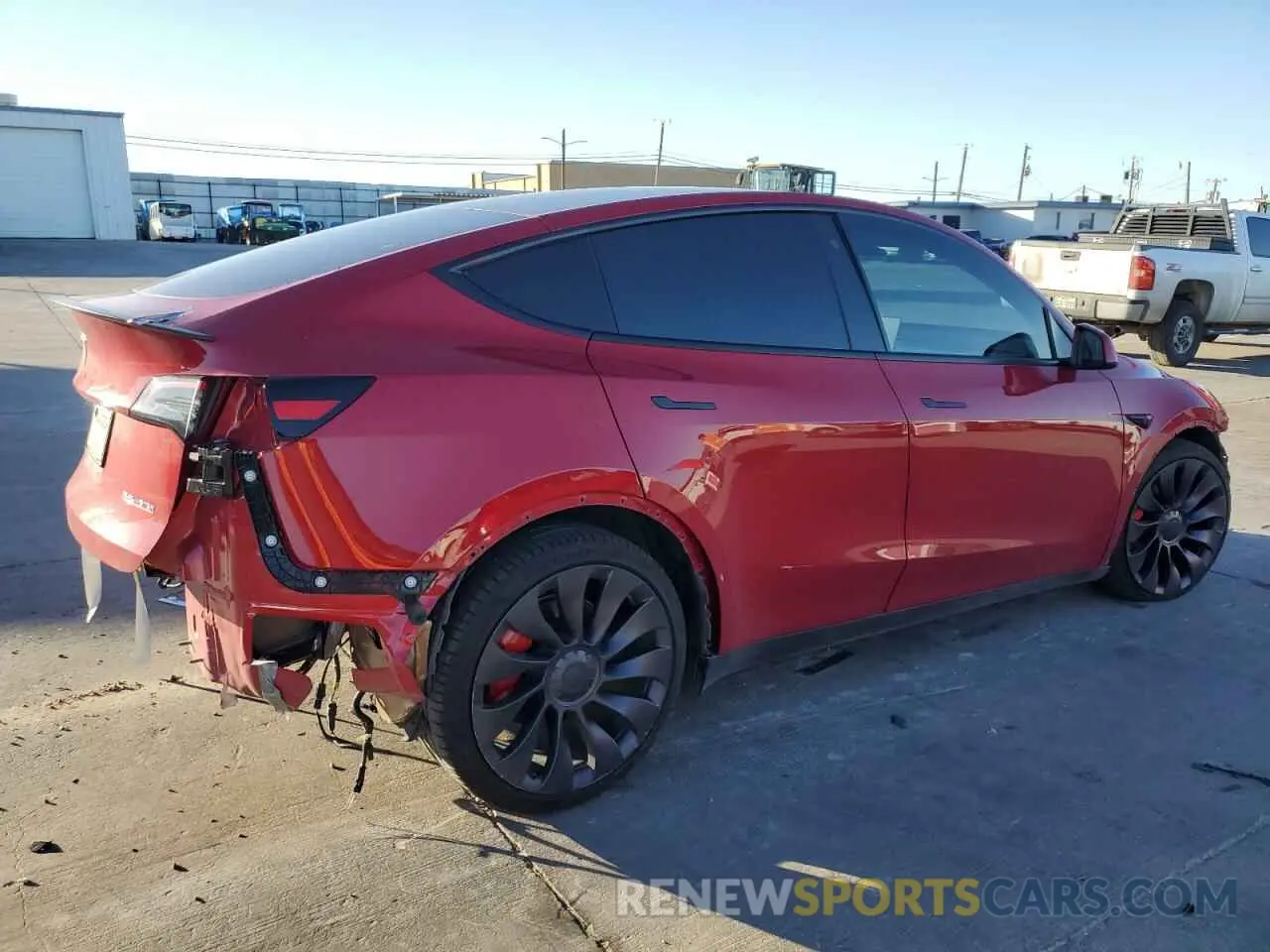 3 Photograph of a damaged car 5YJYGDEF5MF215562 TESLA MODEL Y 2021