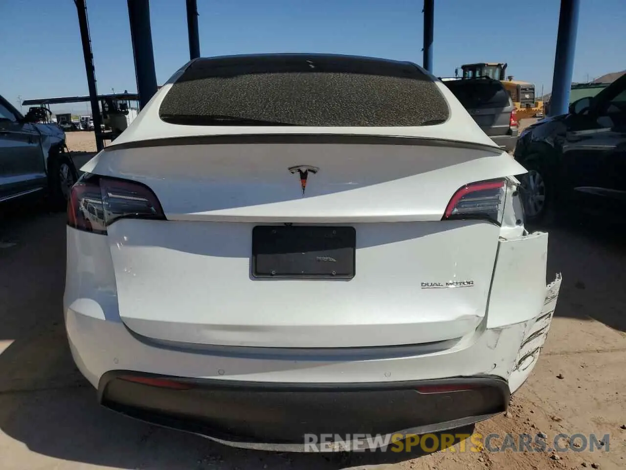 6 Photograph of a damaged car 5YJYGDEF5MF215870 TESLA MODEL Y 2021